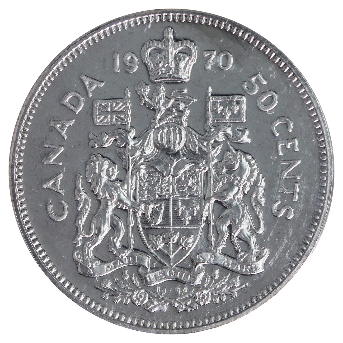 1970 Canada 50-cents ICCS Certified SP65