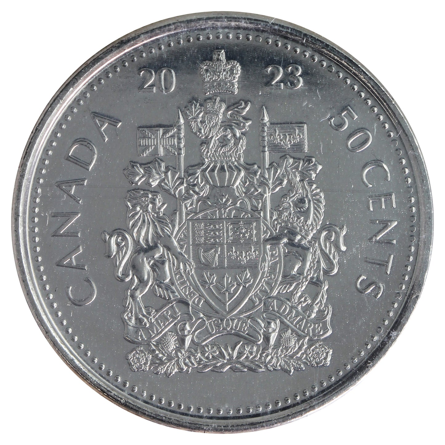 2023 QEII 4 Pearls Canada 50-cents ICCS Certified MS65