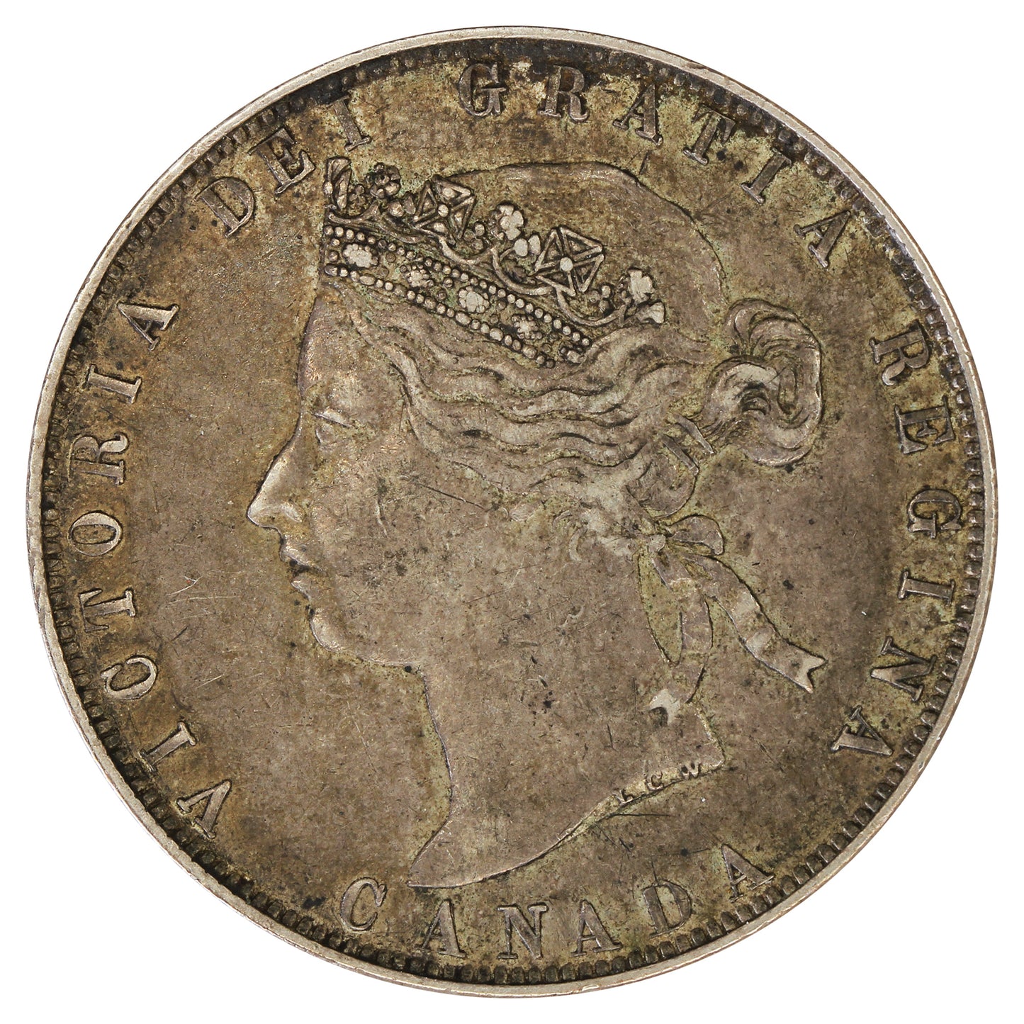 1870 LCW 50-cents Extra Fine (EF40) $