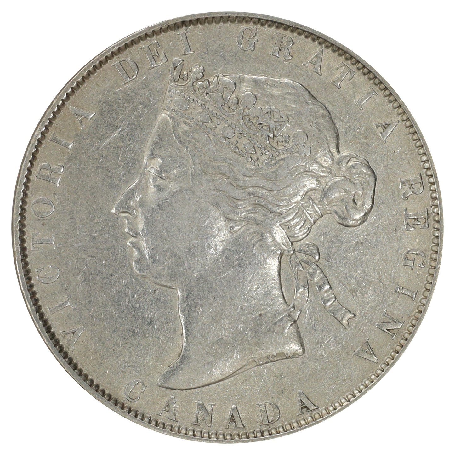 1881H Canada 50-cents Extra Fine (EF40) $