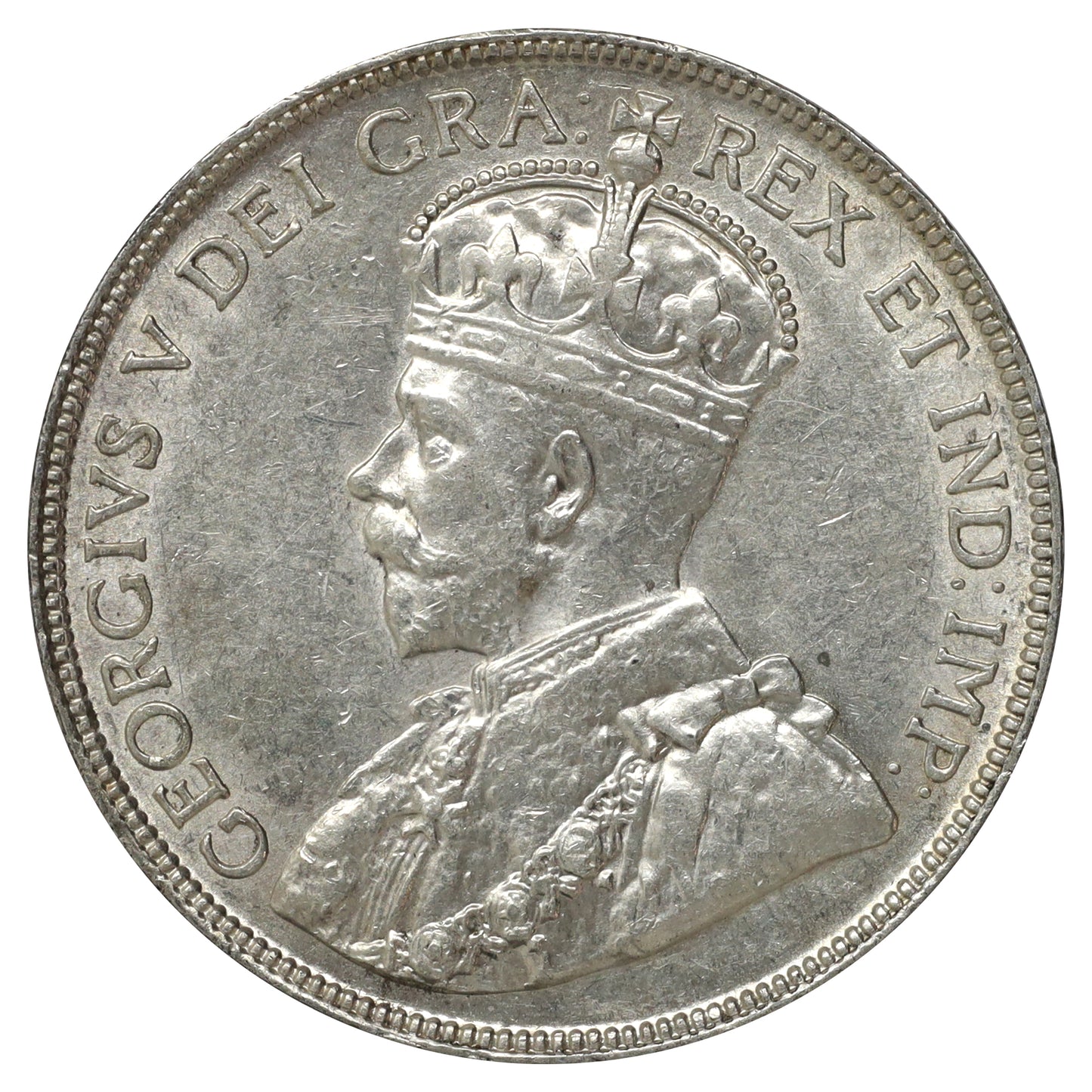 1918 Canada 50-cents Almost Uncircualted (AU50) $
