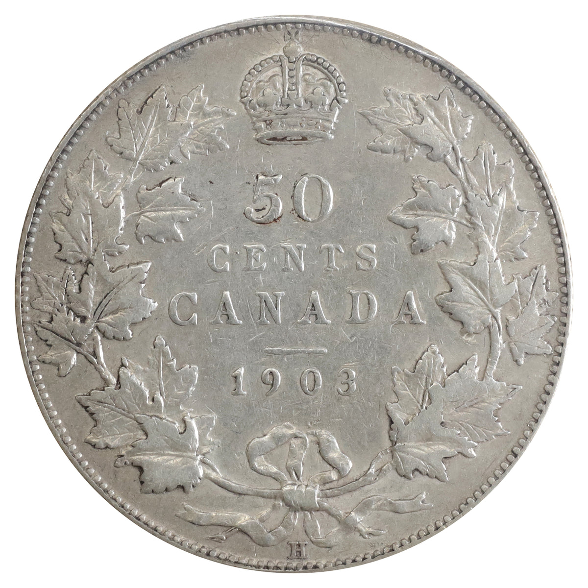 1903H Canada 50-cents ICCS Certified EF40