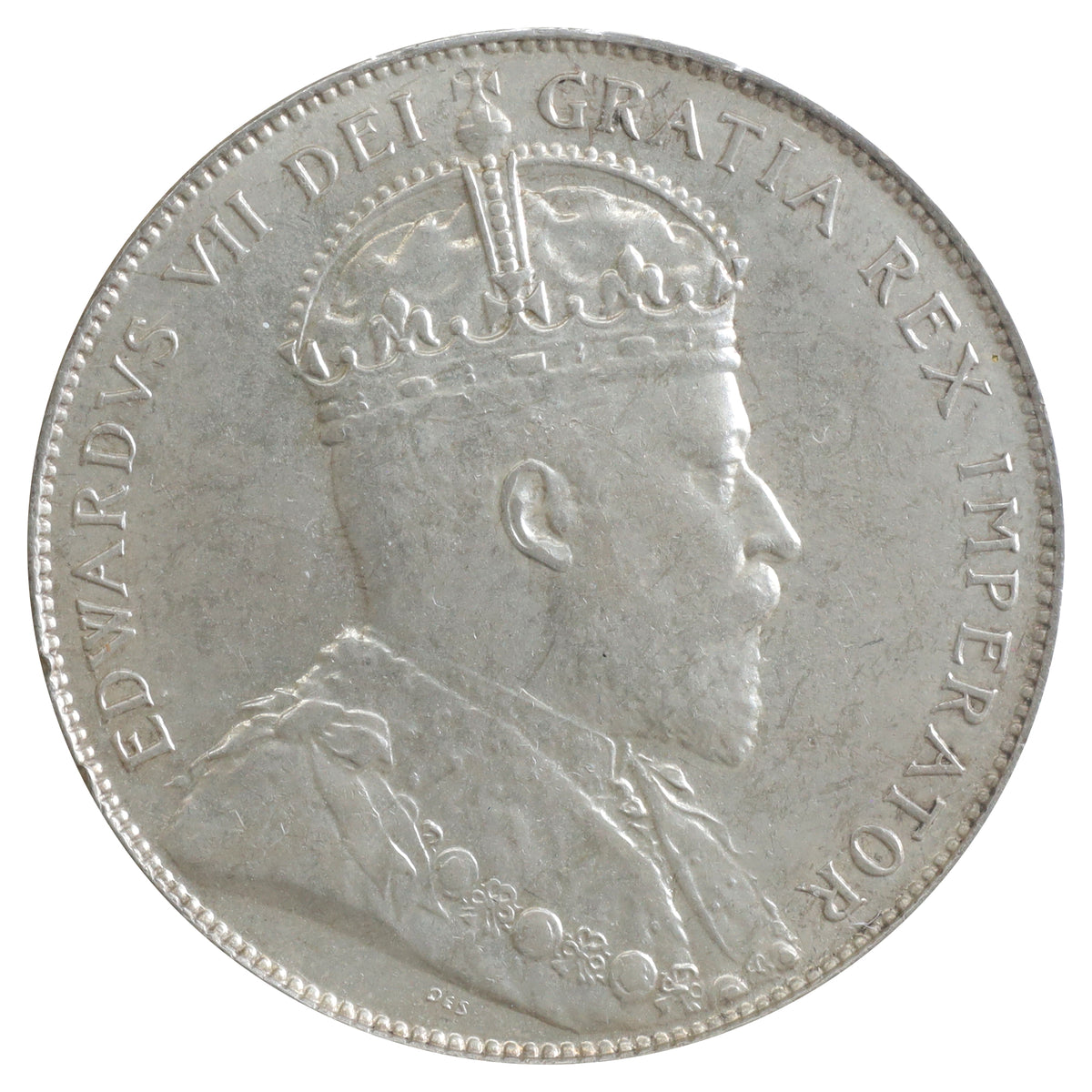 1907 Canada 50-cents ICCS Certified AU55