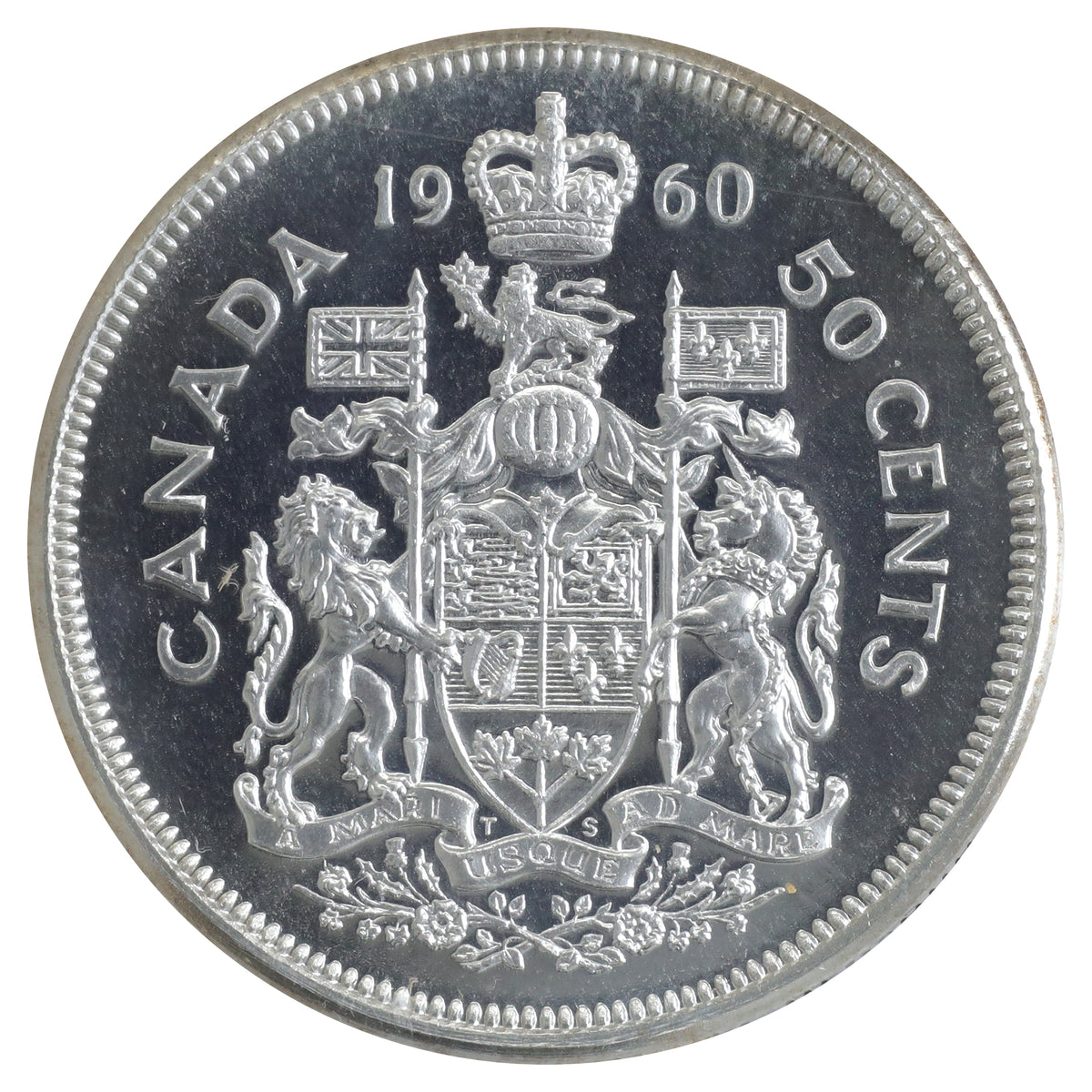 1960 Canada 50-cents ICCS Certified PL67 Heavy Cameo