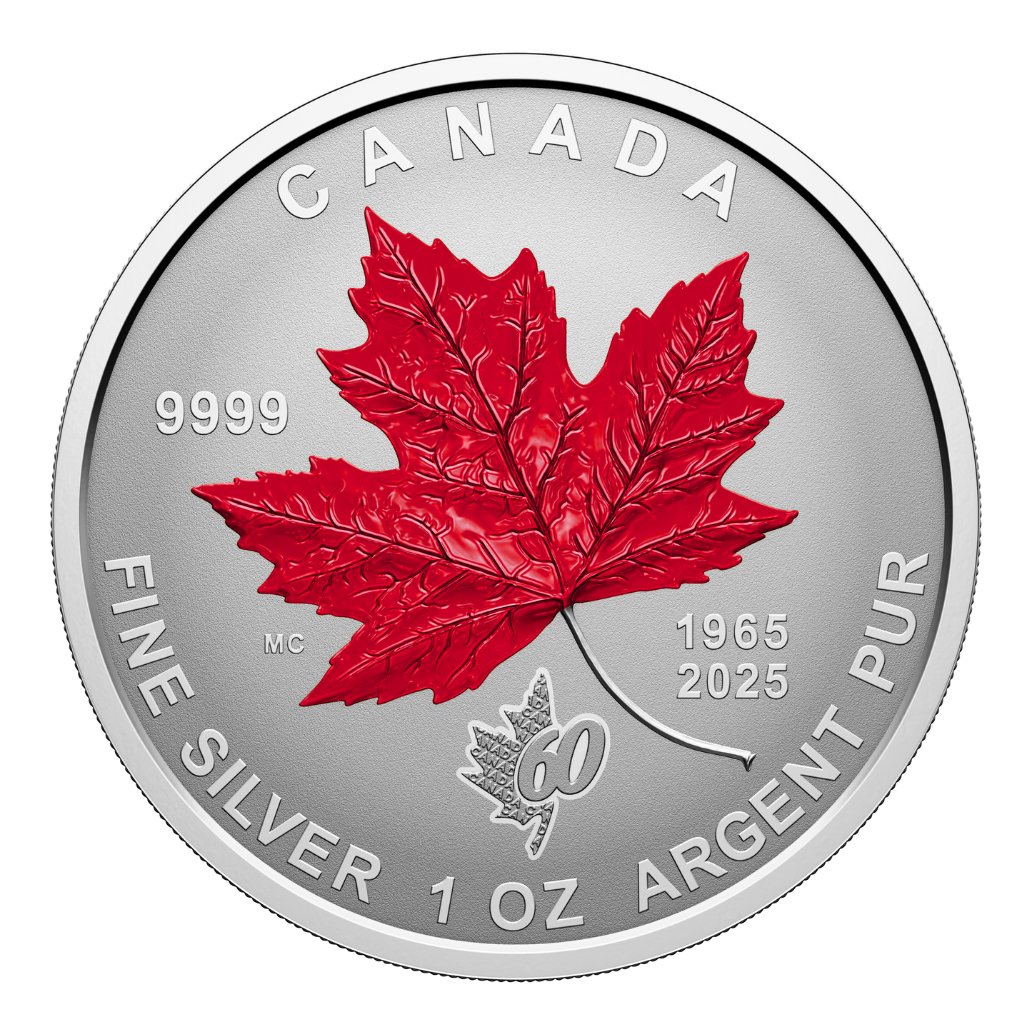 2025 60th Anniversary of the Canadian Flag Fine Silver Fractional Set (No Tax)