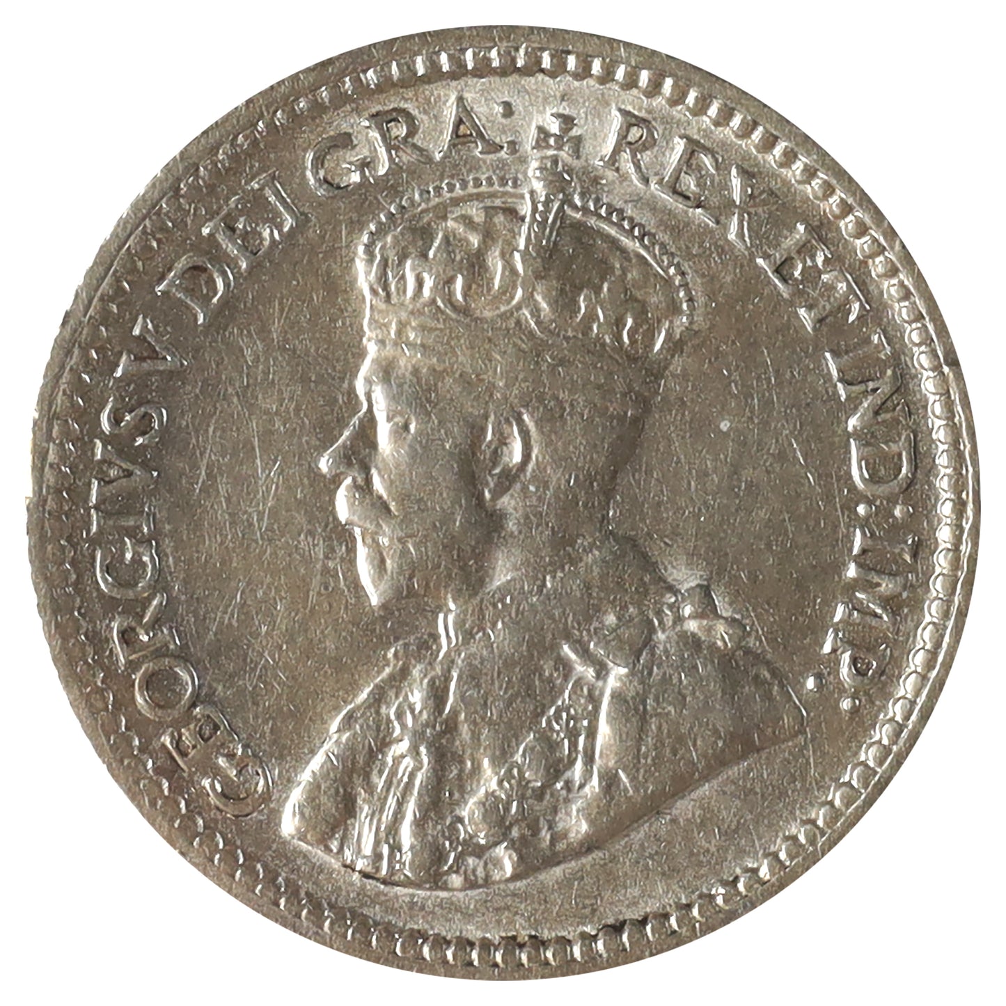 1921 Canada 5-cents ICCS Certified EF40 RARE - NO Credit Cards/Paypal