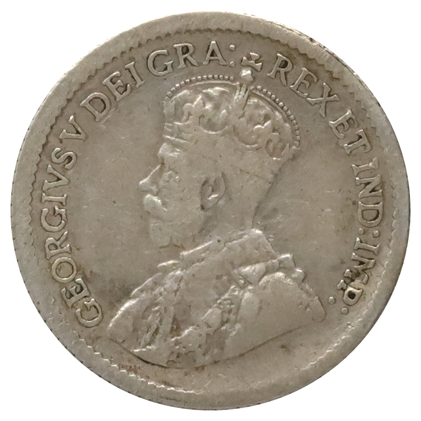 1921 Canada 5-cents F-VF (F15) RARE $