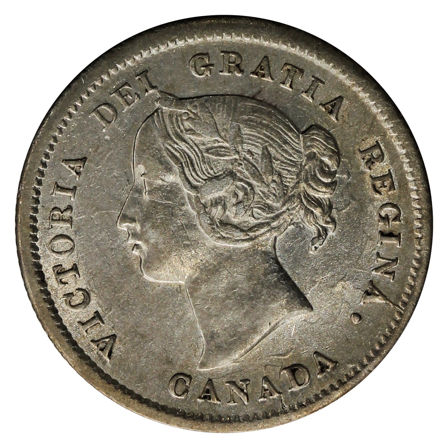 1872H Canada 5-cents Extra Fine (EF40) $