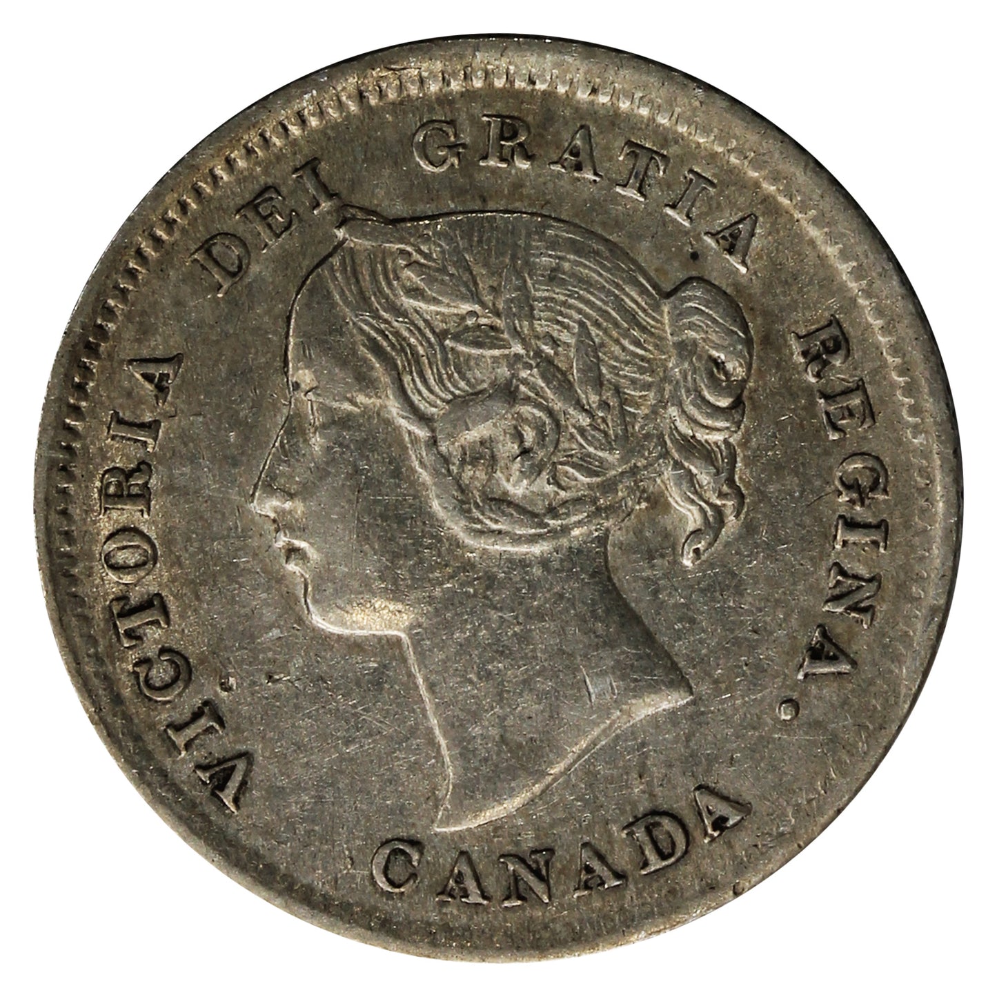 1897 Canada 5-cents EF-AU (EF45) $