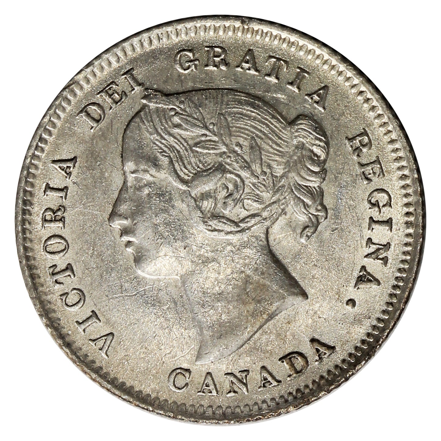 1901 Canada 5-cents AU-UNC (AU55) $