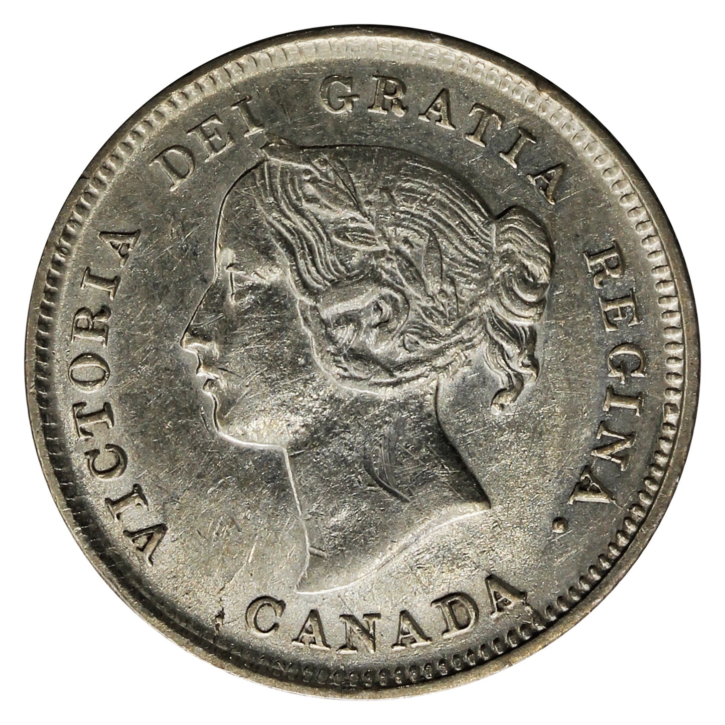 1896 Canada 5-cents Extra Fine (EF40)
