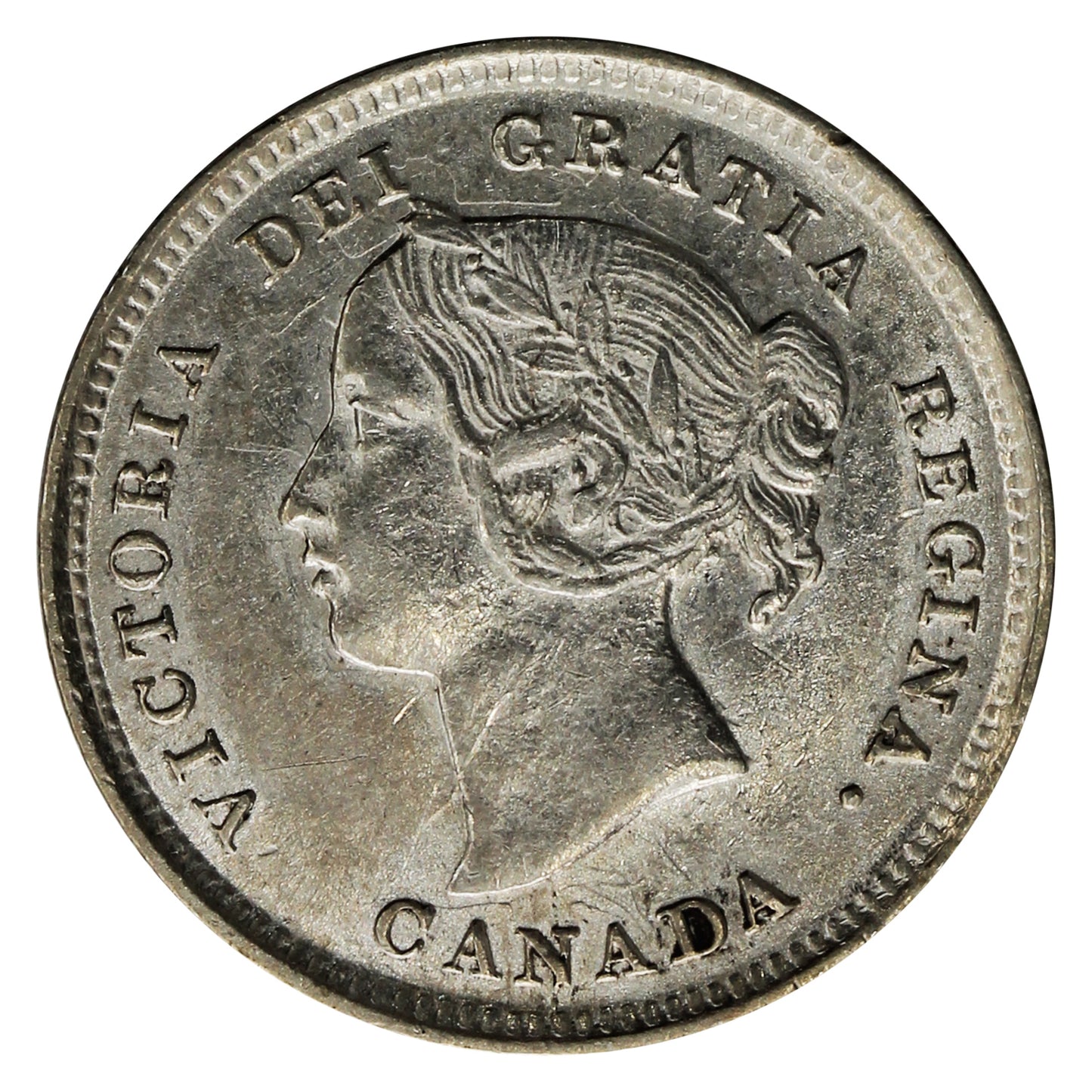 1894 Canada 5-cents EF-AU (EF45) $