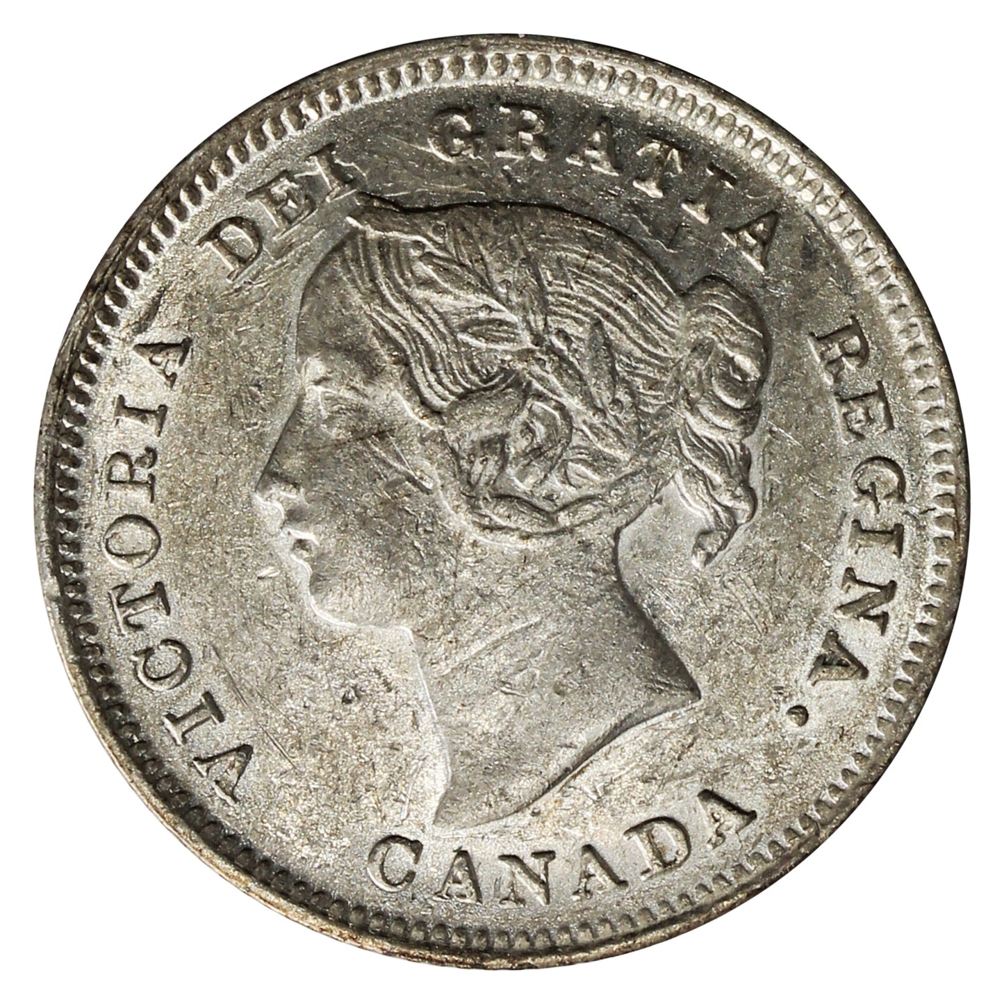 1901 Canada 5-cents EF-AU (EF45) $