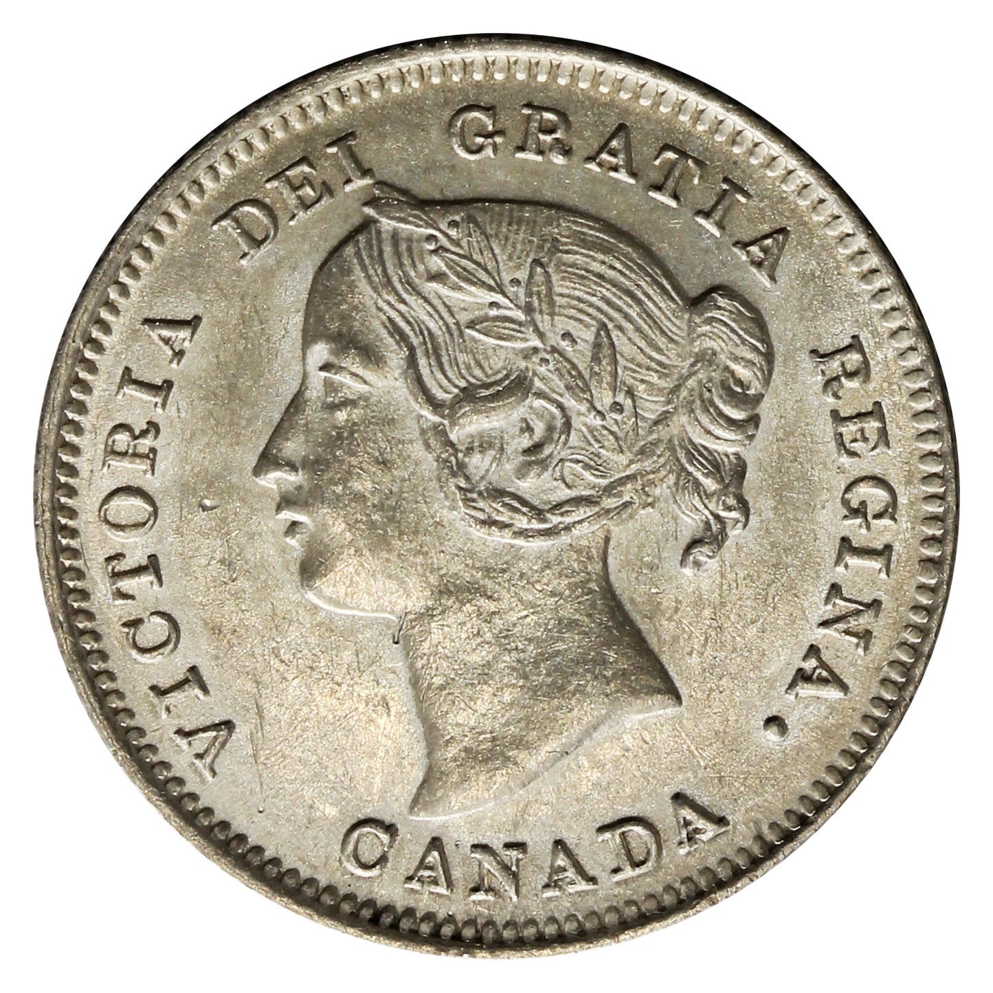 1901 Canada 5-cents UNC+ (MS62) $