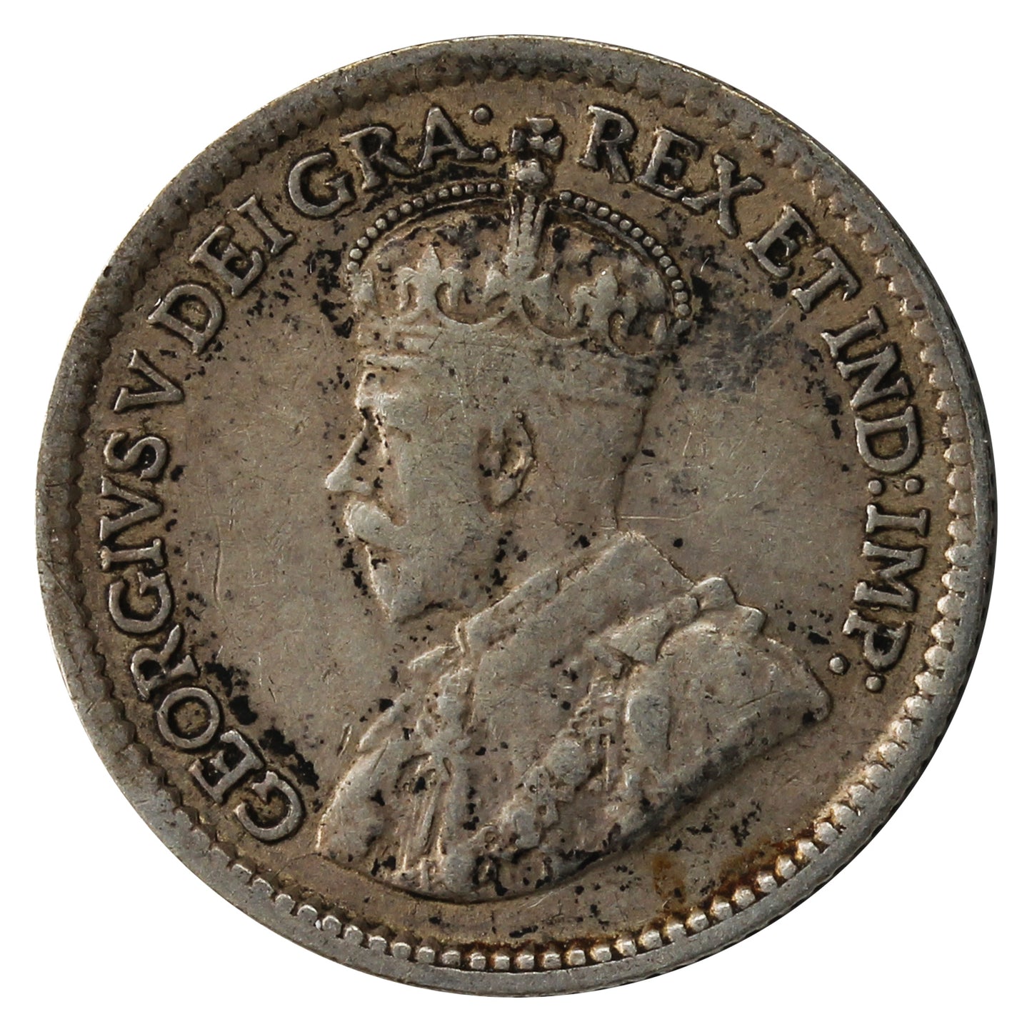 1917 Canada 5-cents F-VF (F15)