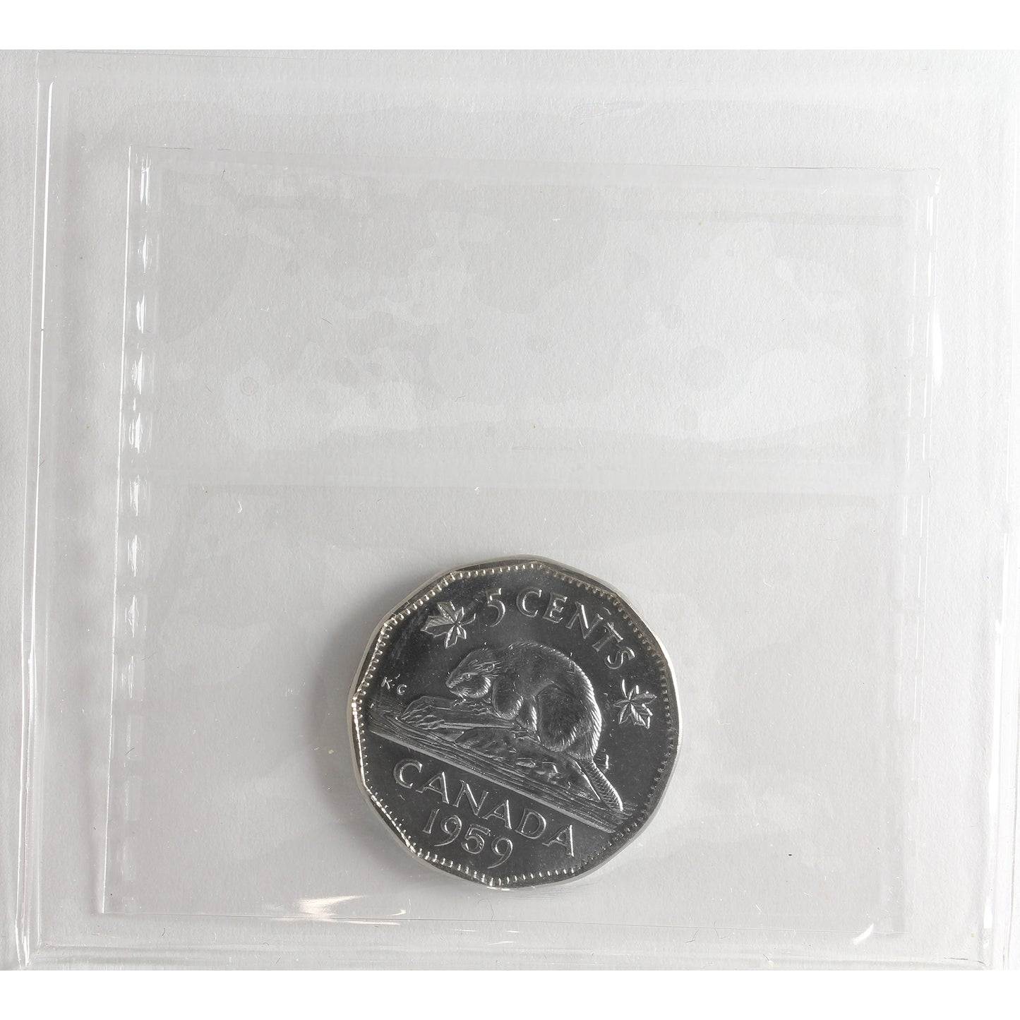 1959 Canada 5-cents ICCS Certified PL-66