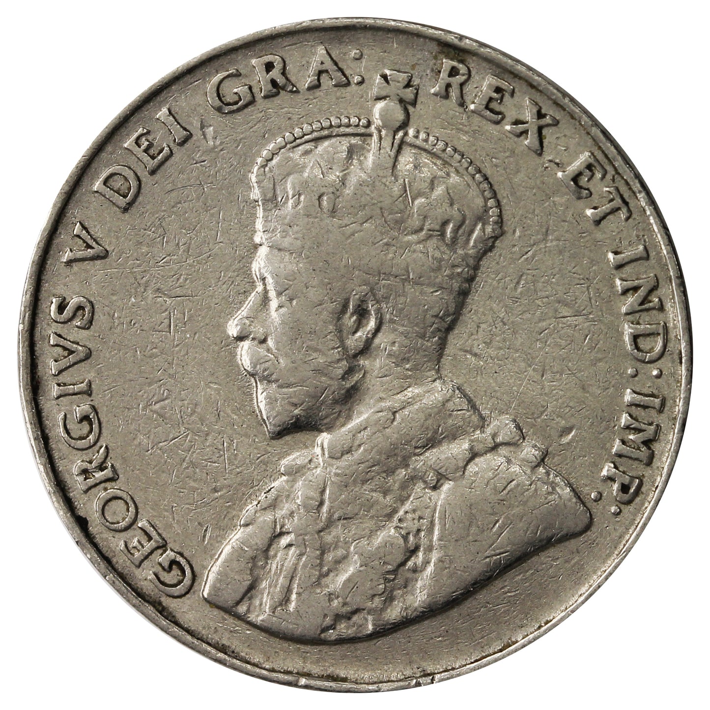 1923 Canada 5-cents Fine (F12)