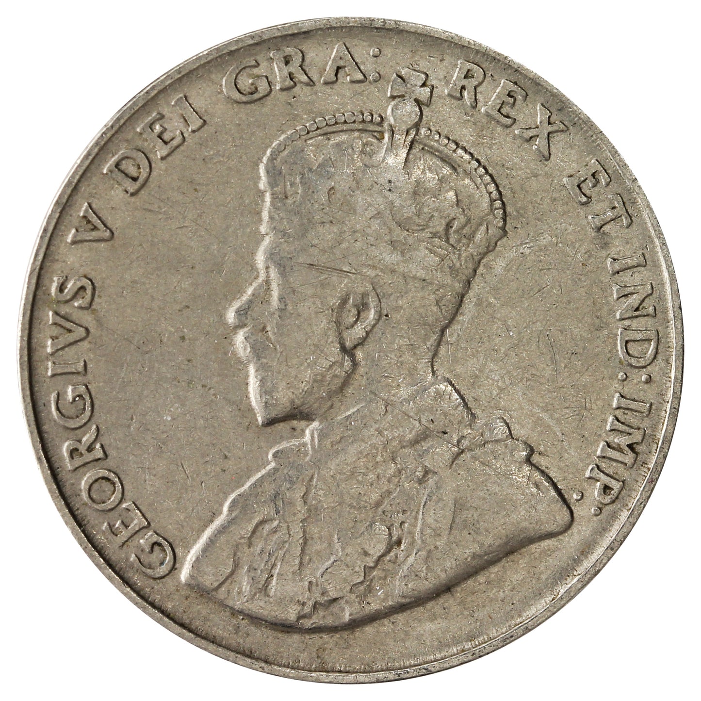 1924 Canada 5-cents Fine (F12)