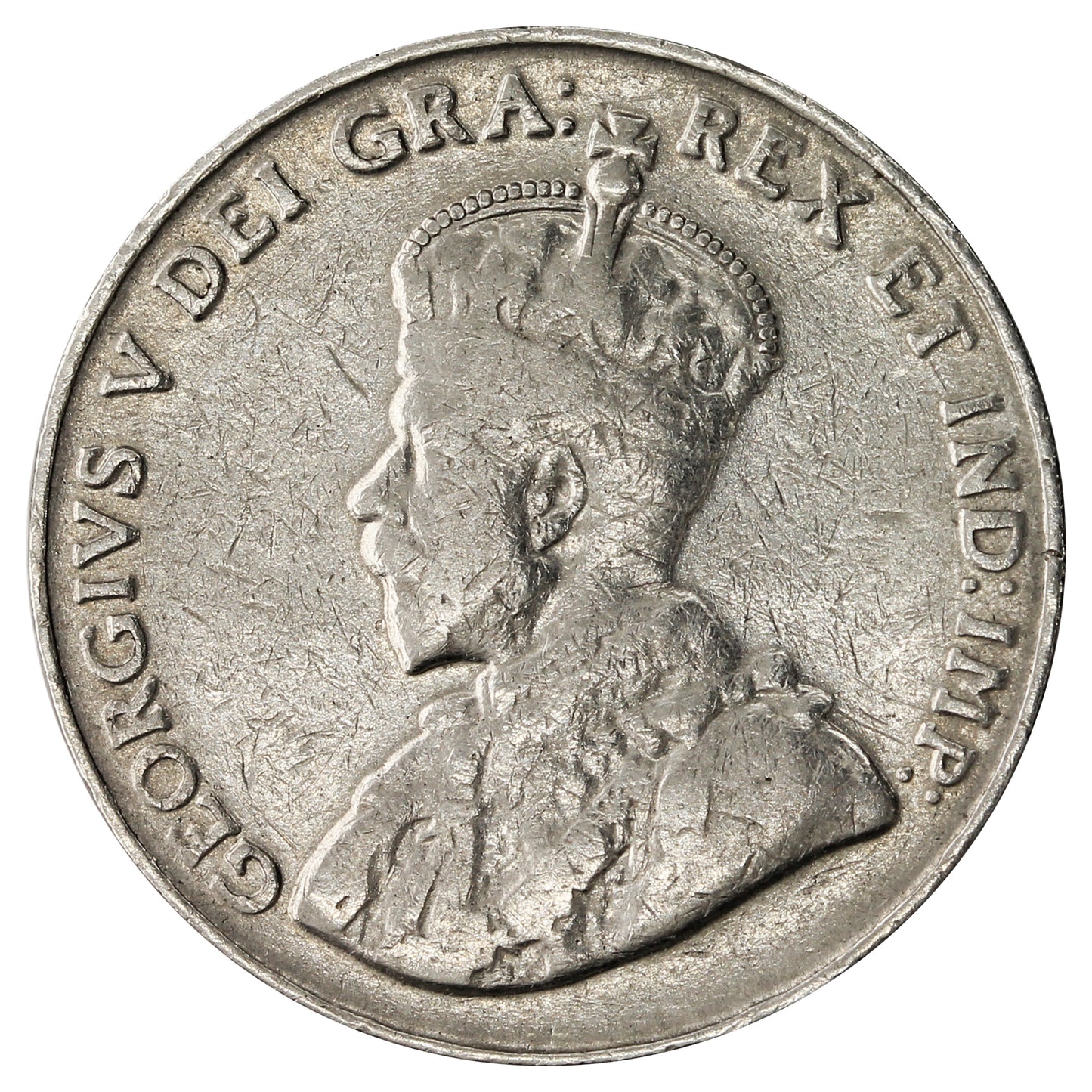 1925 Canada 5-cents Fine (F-12) $