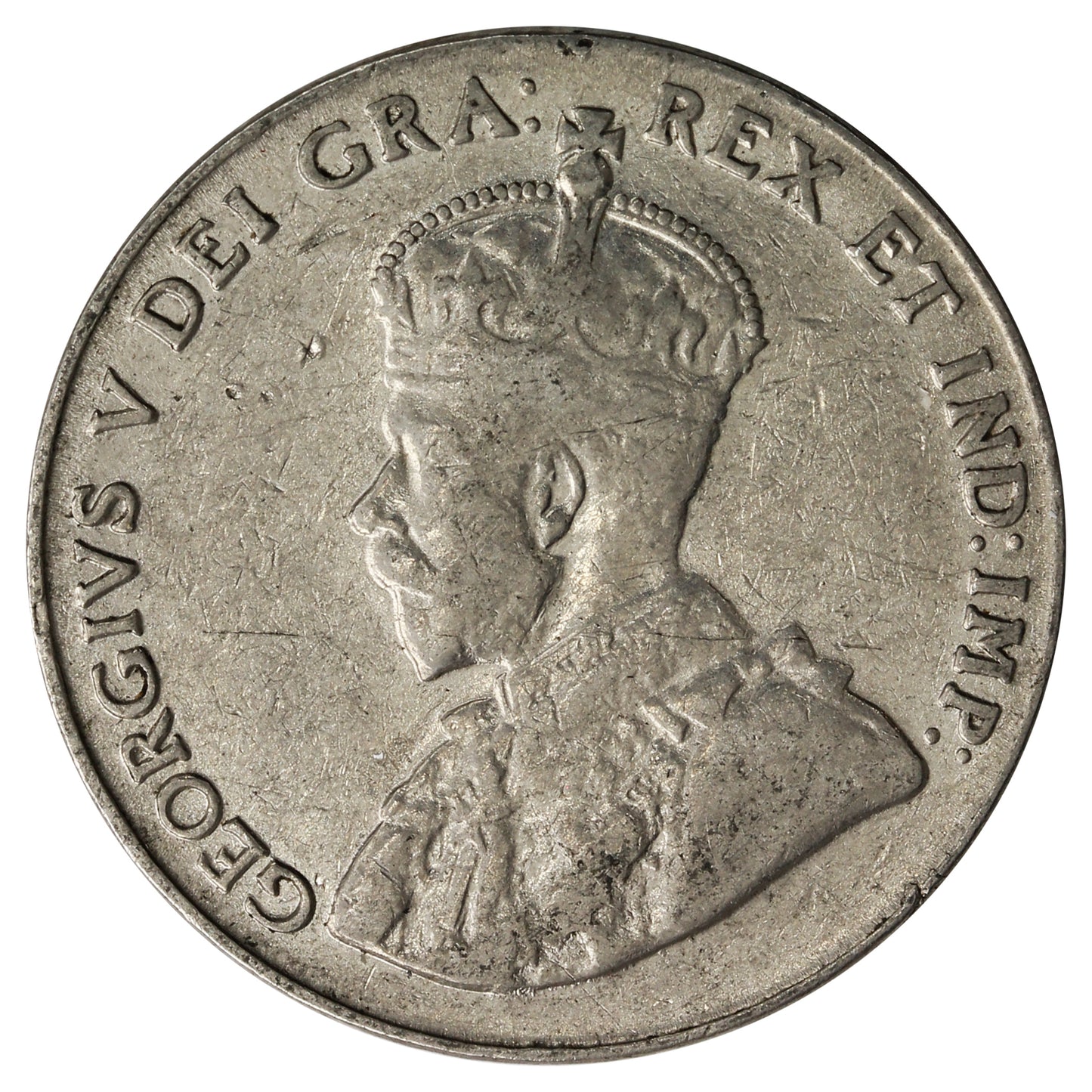 1928 Canada 5-cents F-VF (F15)