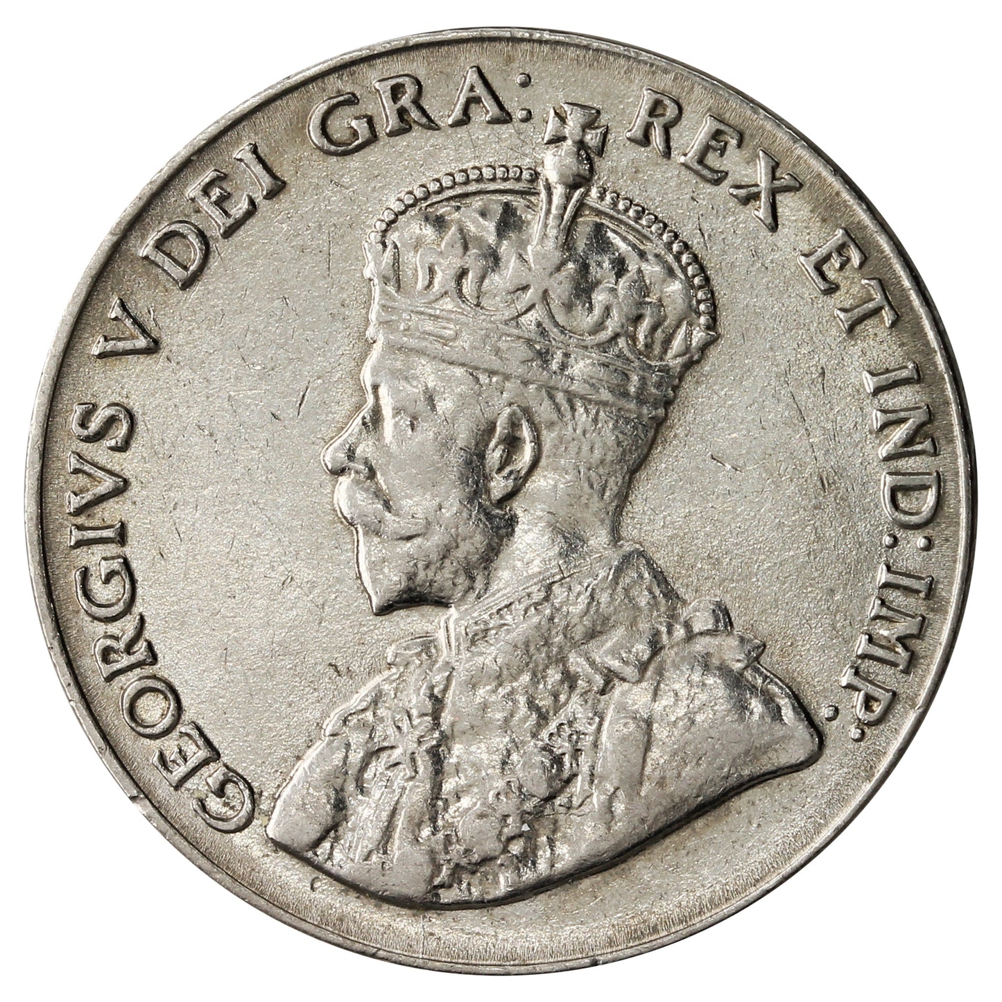 1928 Canada 5-cents Almost Uncirculated (AU50)