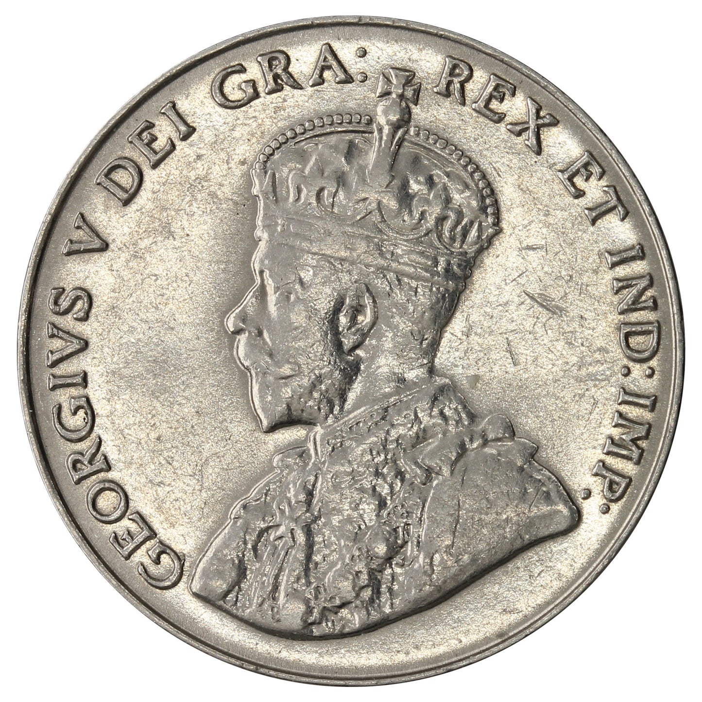 1929 Canada 5-cents Almost Uncirculated (AU50)