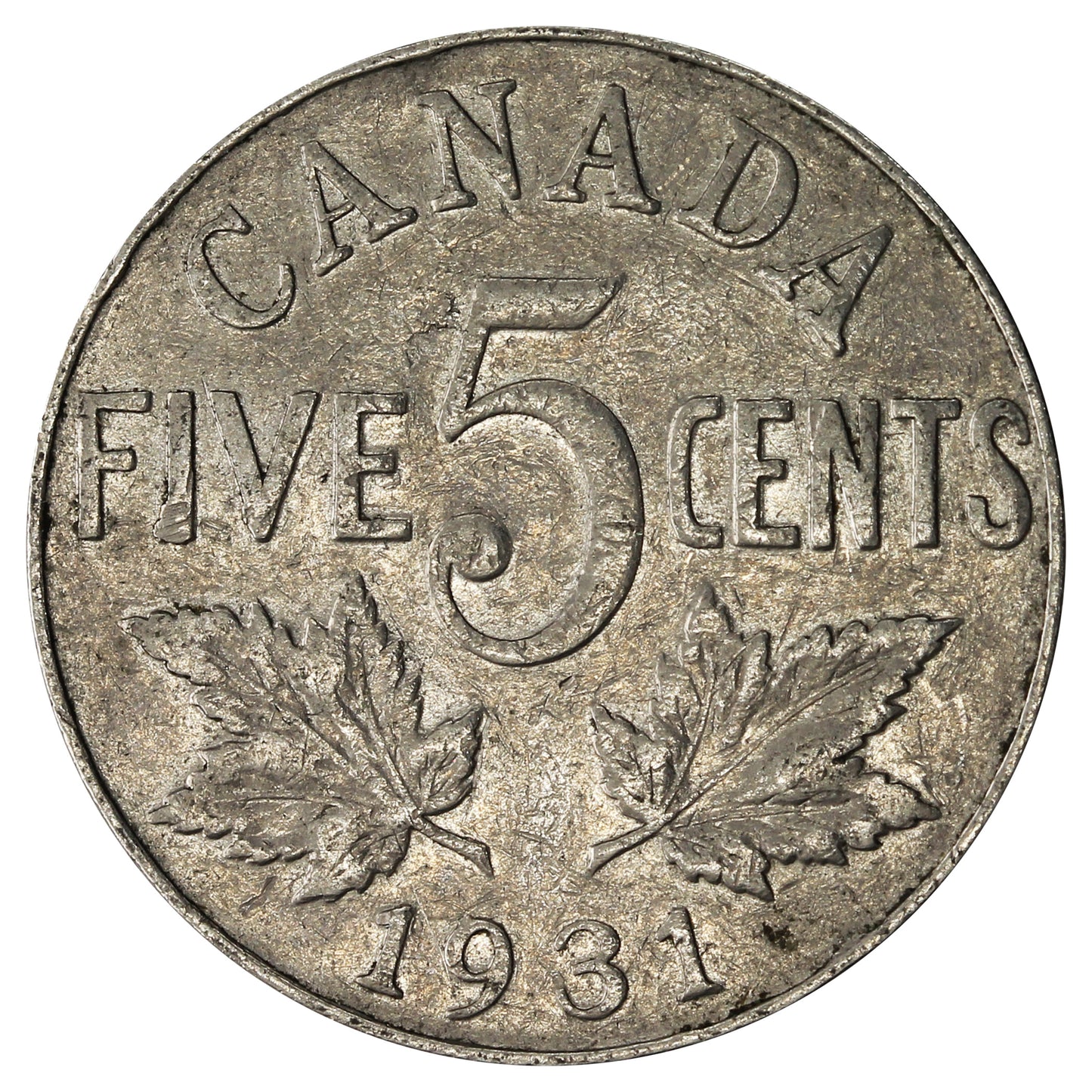 1931 Canada 5-cents VG-F (VG10)
