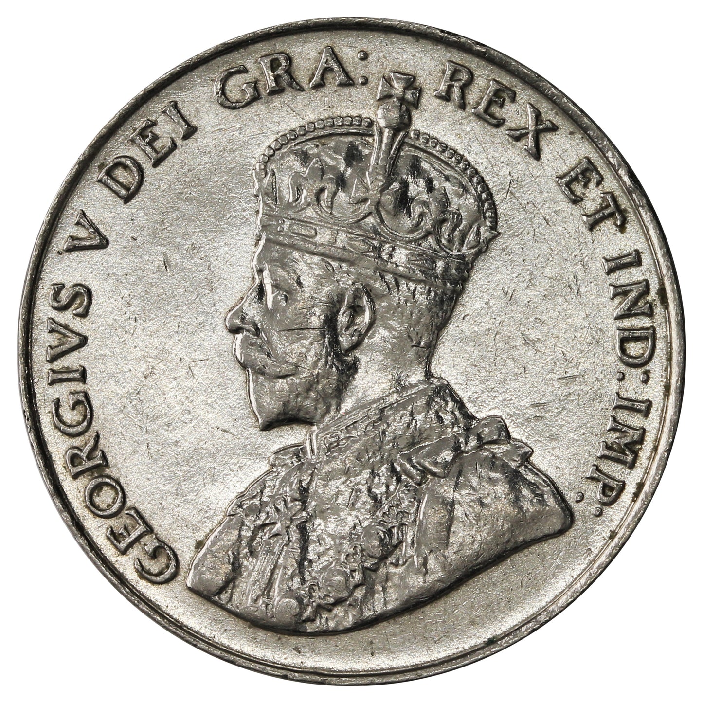 1931 Canada 5-cents Almost Uncirculated (AU50) $