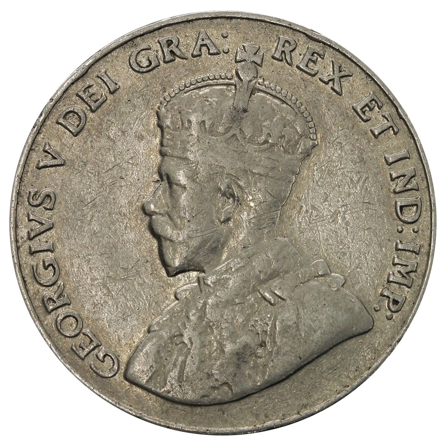 1933 Canada 5-cents Fine (F12)