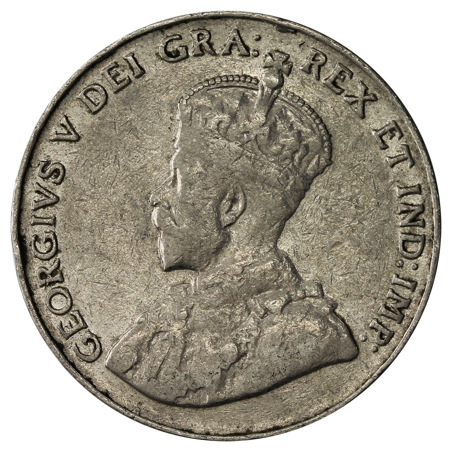 1933 Canada 5-cents F-VF (F15)