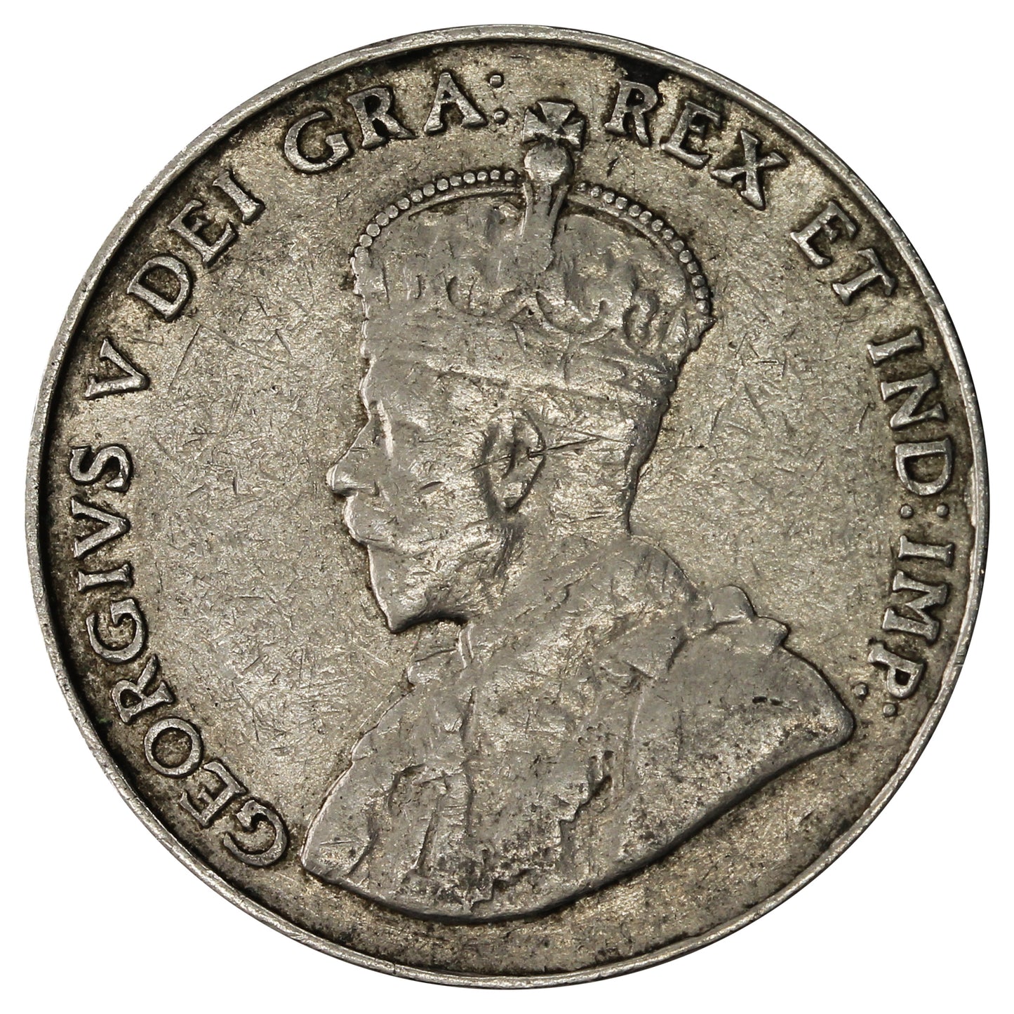 1934 Canada 5-cents F-VF (F15)