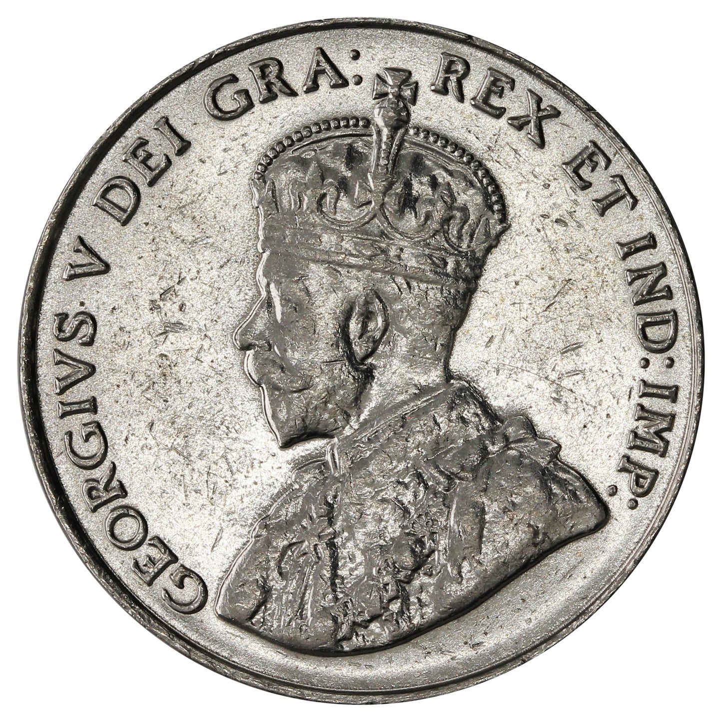 1934 Canada 5-cents AU-UNC (AU55) $