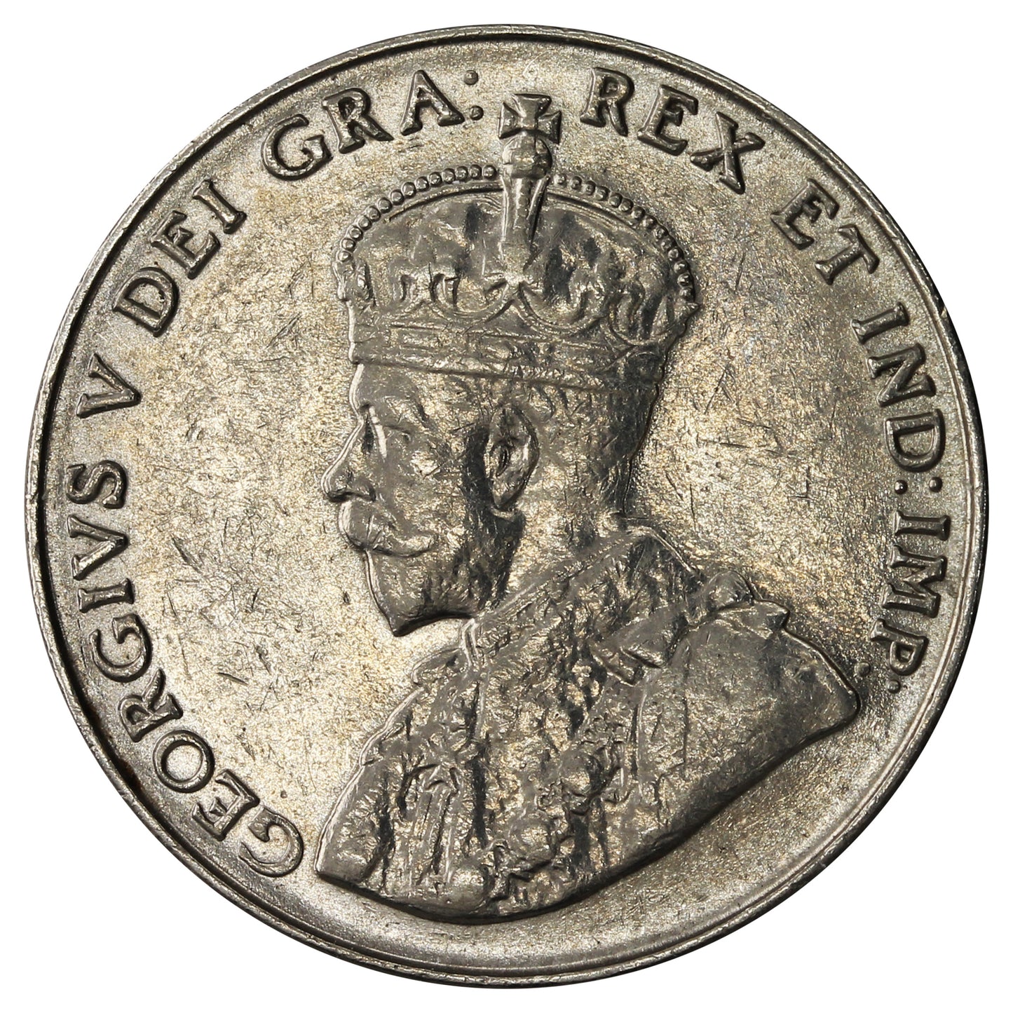 1935 Canada 5-cents Almost Uncirculated (AU50)