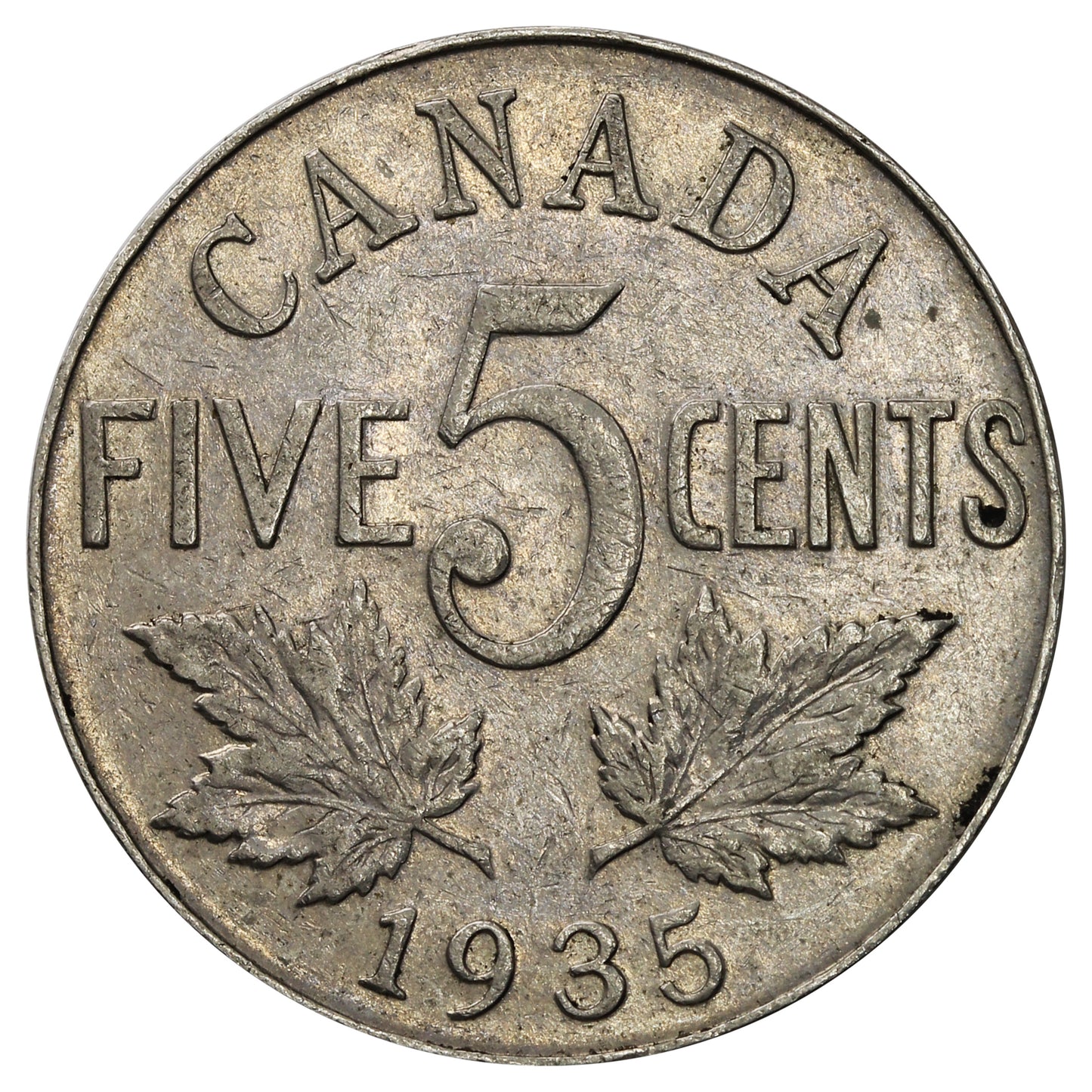 1935 Canada 5-cents Very Fine (VF20)