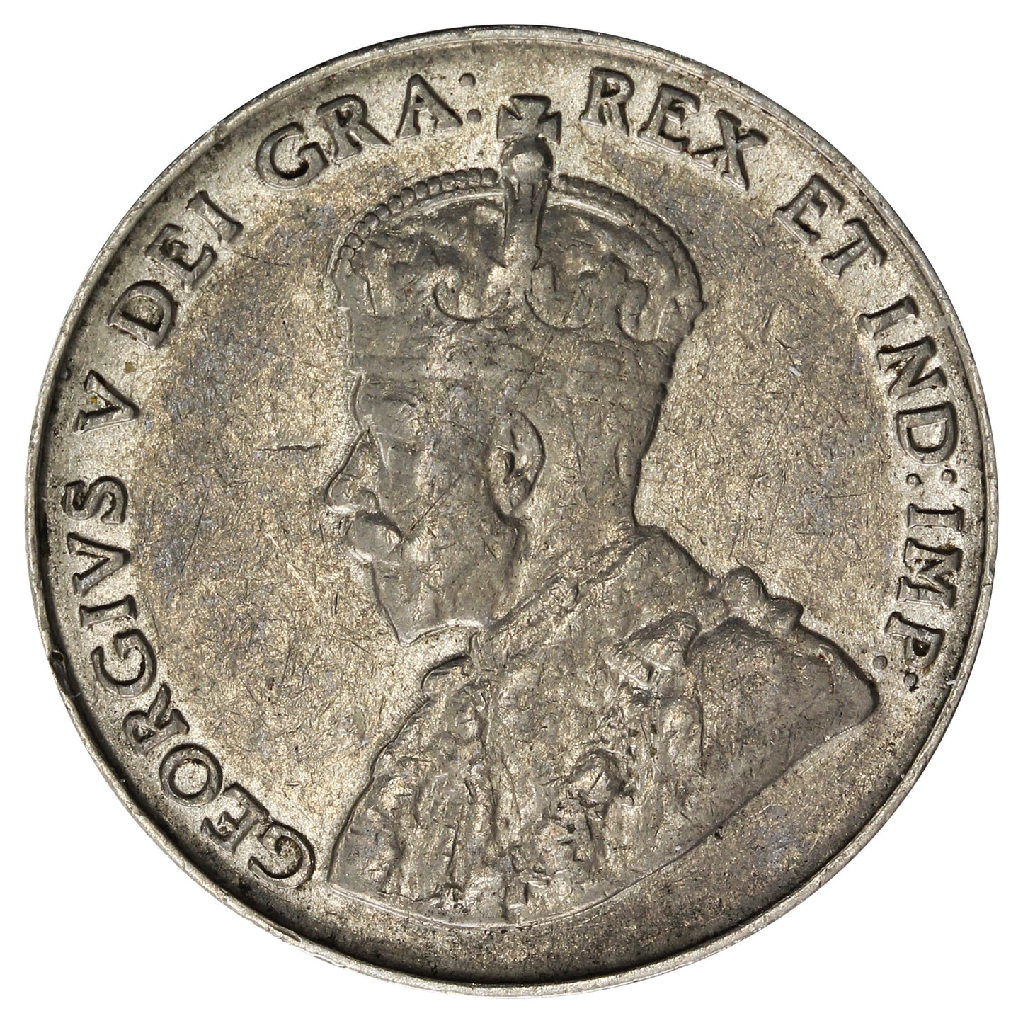 1935 Canada 5-cents F-VF (F15)
