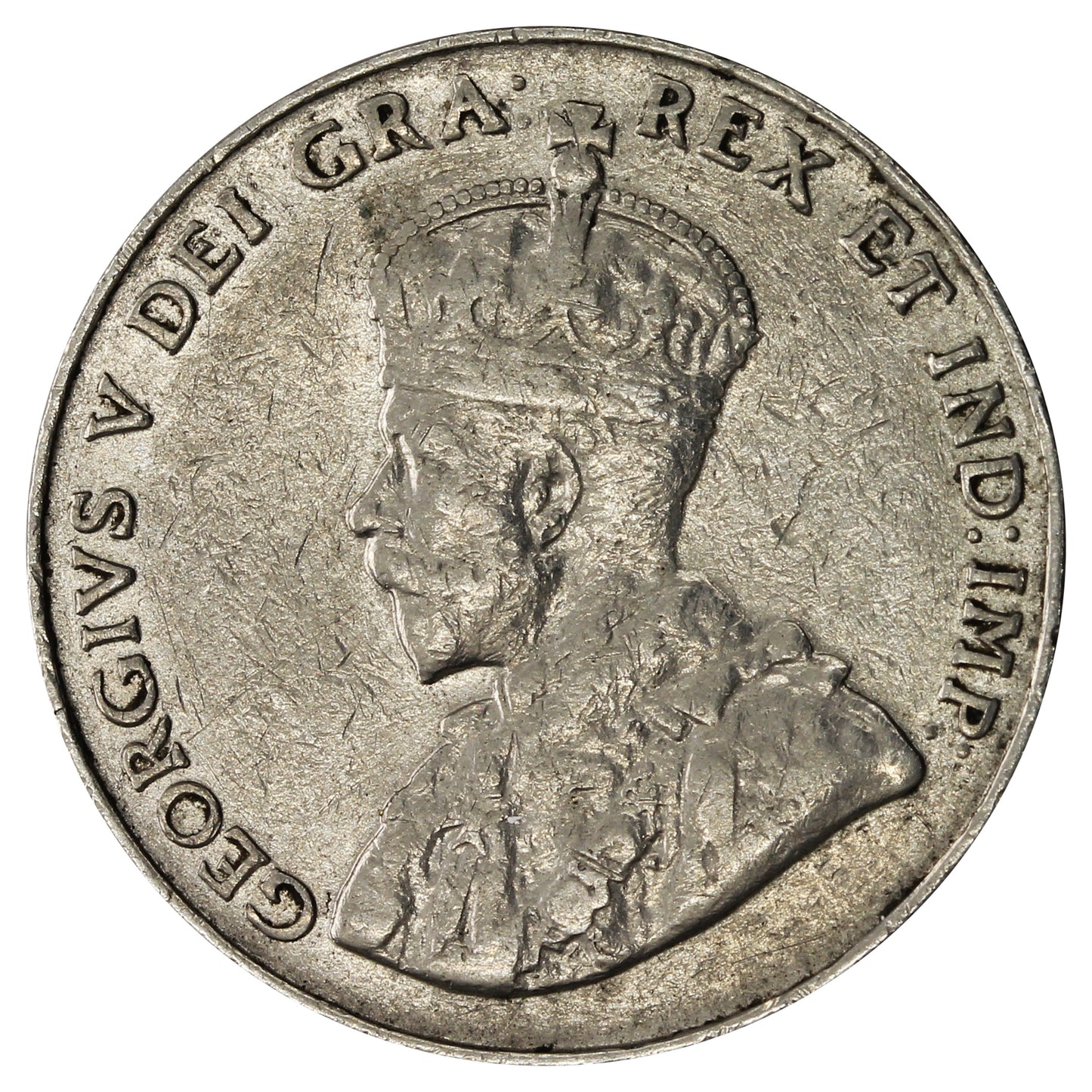 1936 Canada 5-cents F-VF (F15)
