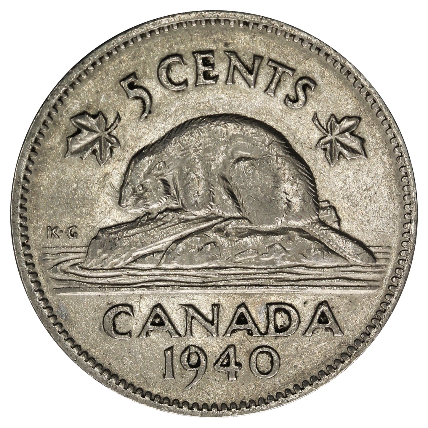 1940 Canada 5-cents VF-EF (VF30)