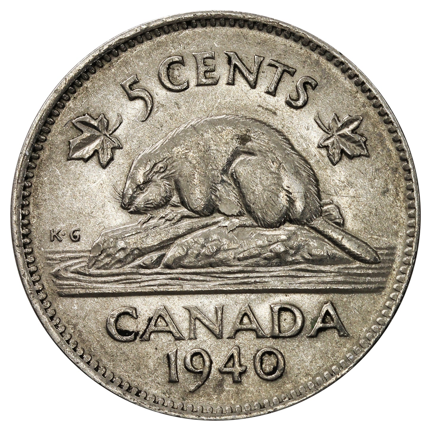 1940 Canada 5-cents EF-AU (EF45)
