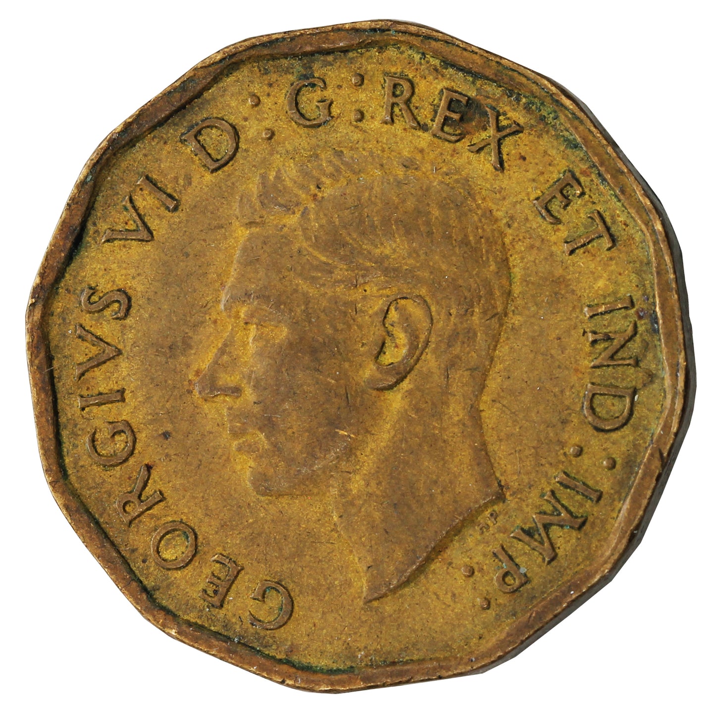 1942 Tombac Canada 5-cents Circulated