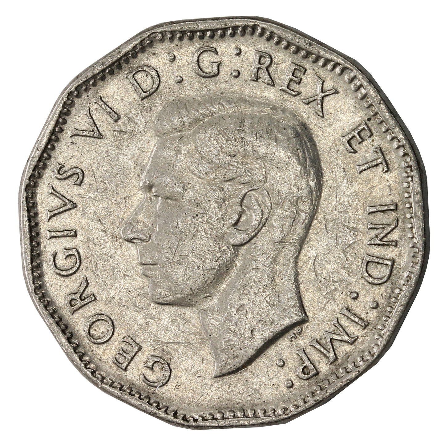1947 Maple Leaf Canada 5-cents Very Fine (VF20)