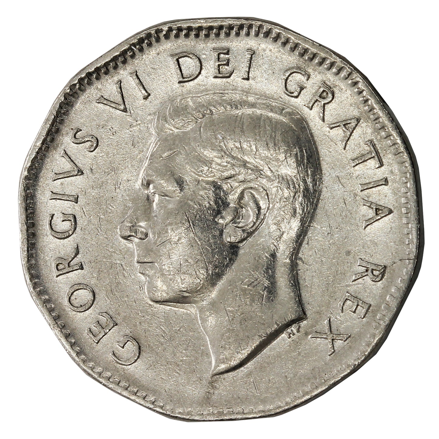 1949 Canada 5-cents Circulated