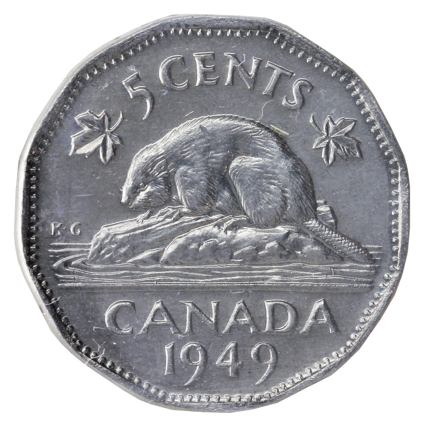 1949 Canada 5-cents ICCS Certified MS64