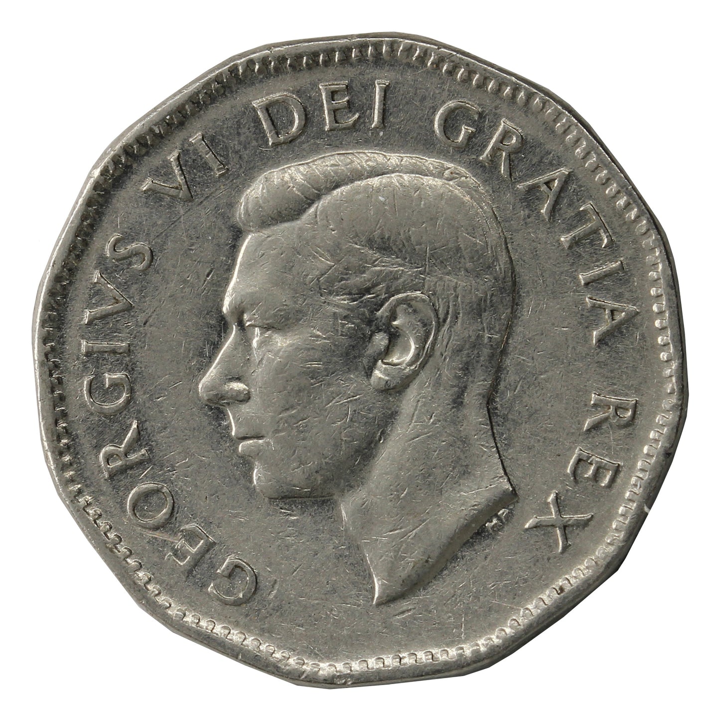 1950 Canada 5-cents Circulated