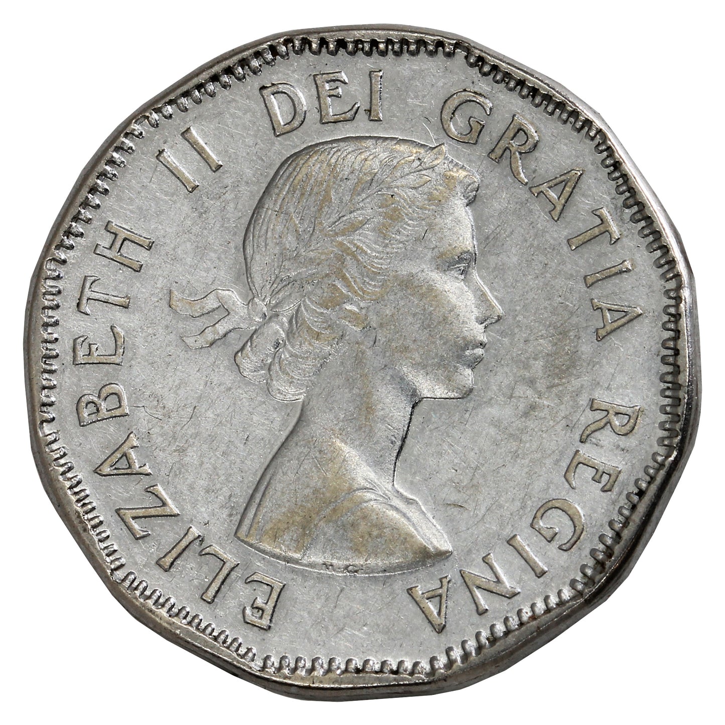 1953 Far Leaf SS Mule Canada 5-cents Extra Fine (EF-40) $