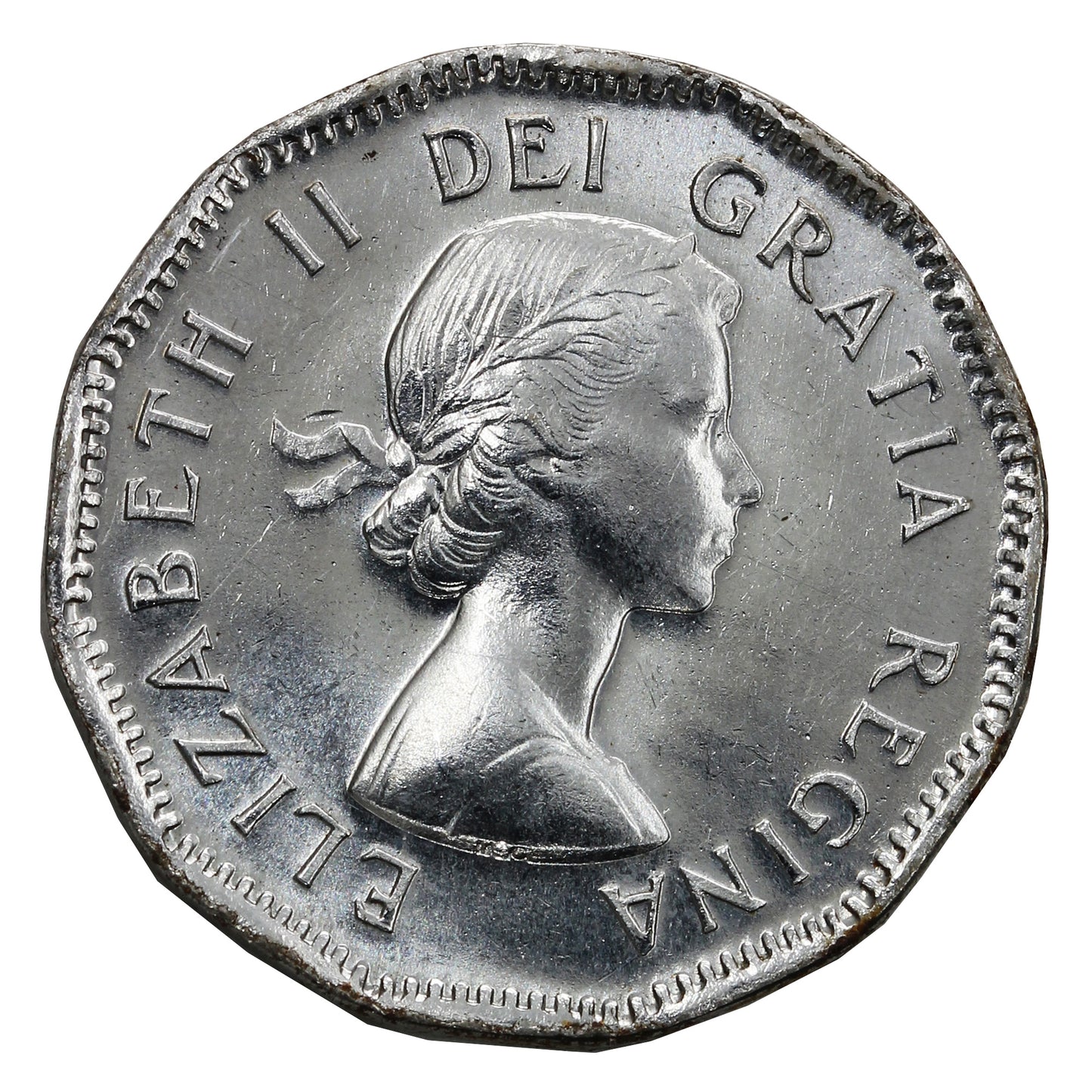 1953 SS Canada 5-cents AU-UNC (AU-55)
