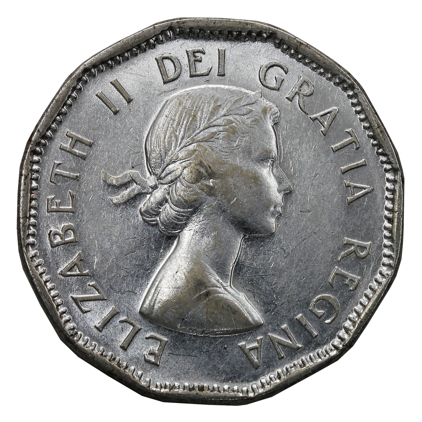 1954 Canada 5-cents Circulated