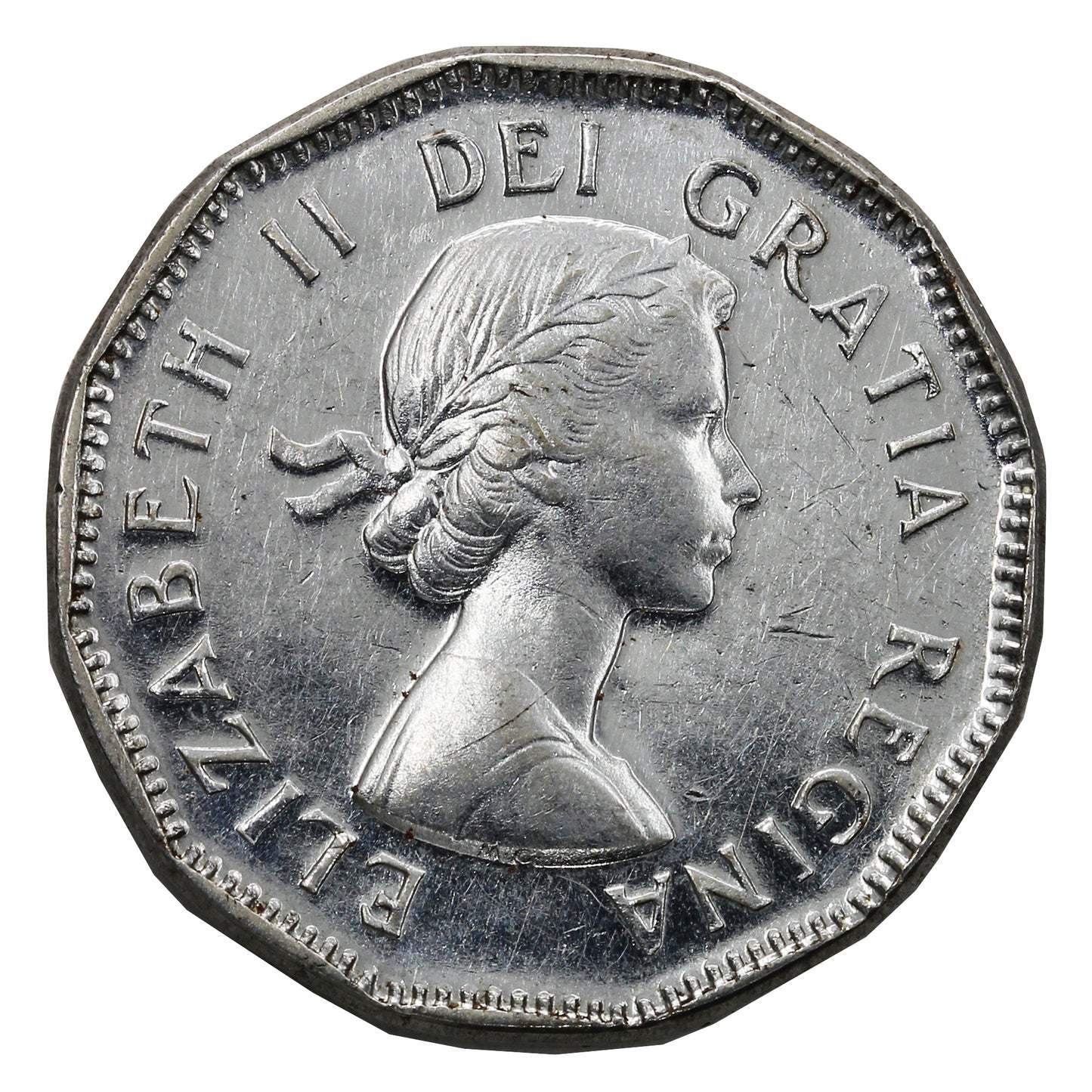 1954 Canada 5-cents Extra Fine (EF-40)