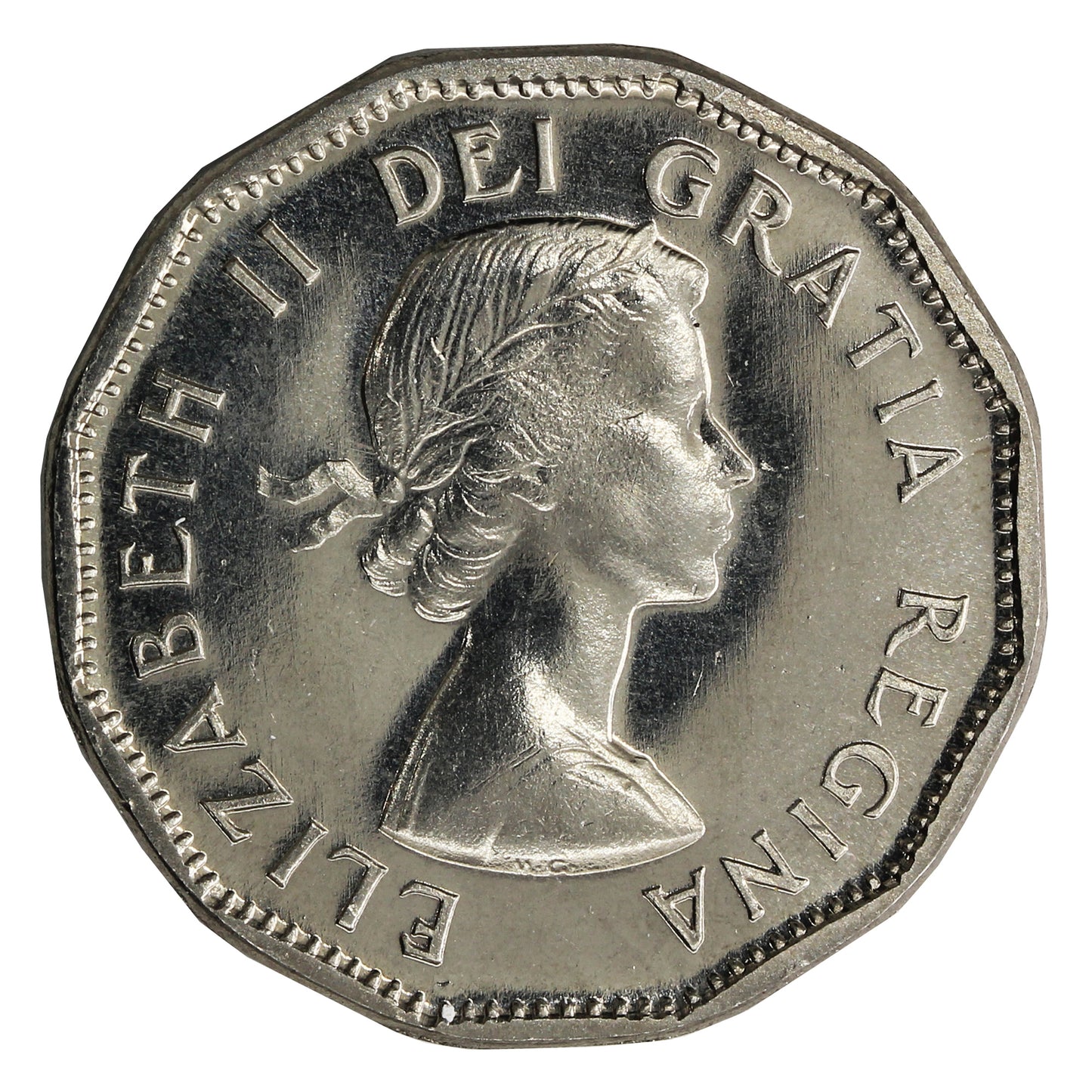1958 Canada 5-cents Proof Like