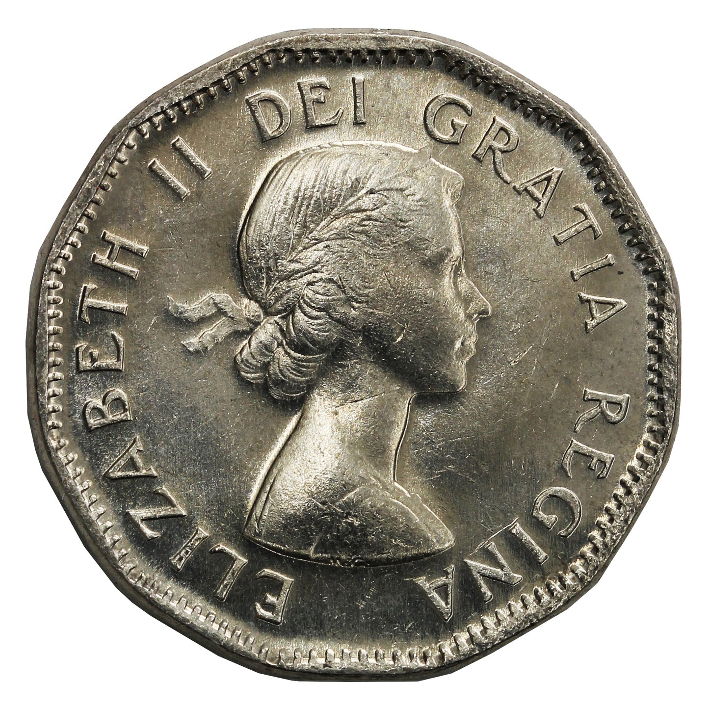 1958 Canada 5-cents Brilliant Uncirculated (MS63)