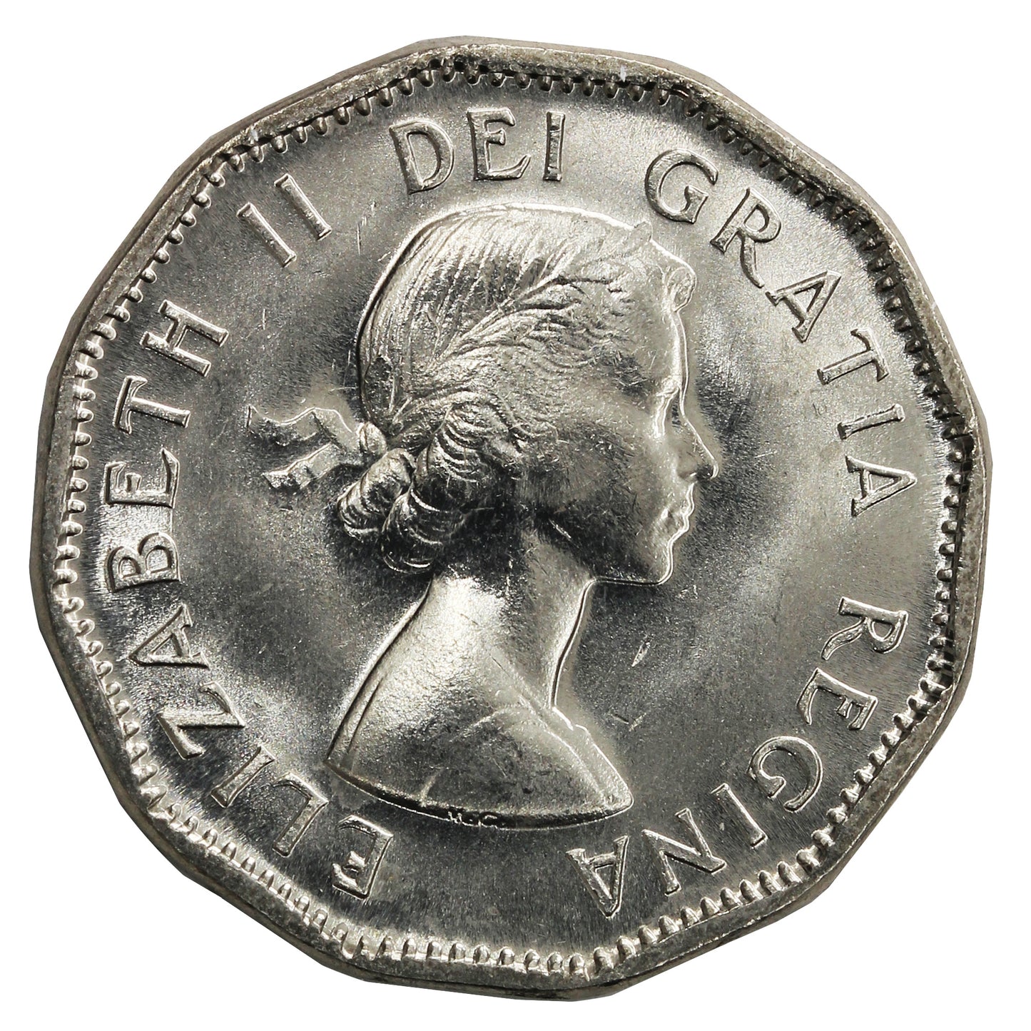1958 Canada 5-cents Choice Brilliant Uncirculated (MS64)